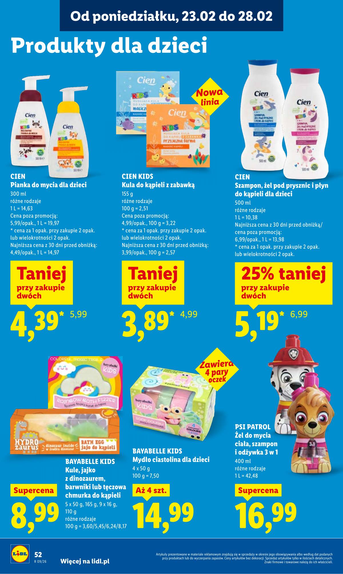 Lidl Lenkija - Oferta ważna od 23.02 do 25.02 52 puslapis
