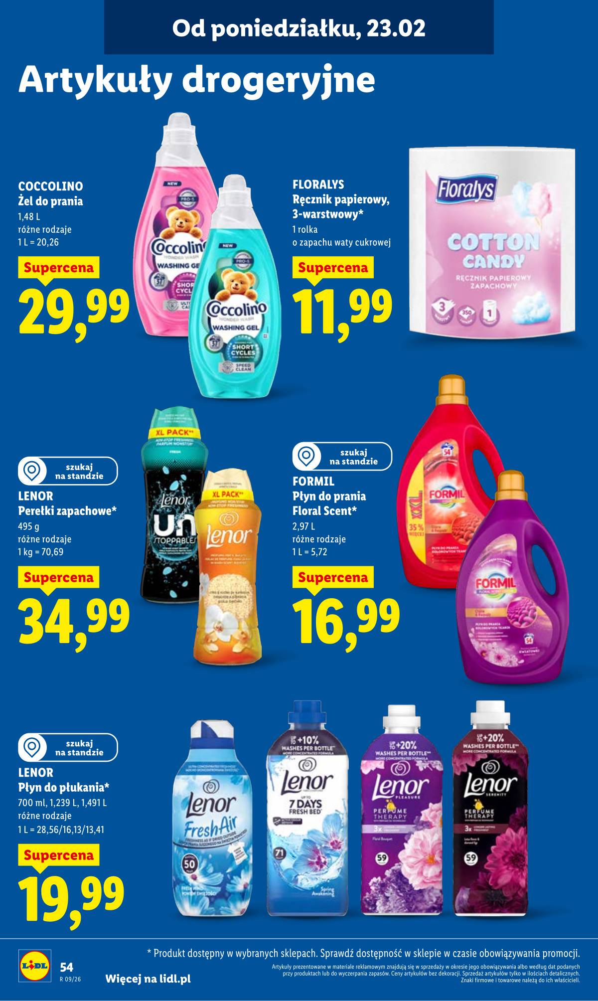 Lidl Lenkija - Oferta ważna od 23.02 do 25.02 54 puslapis