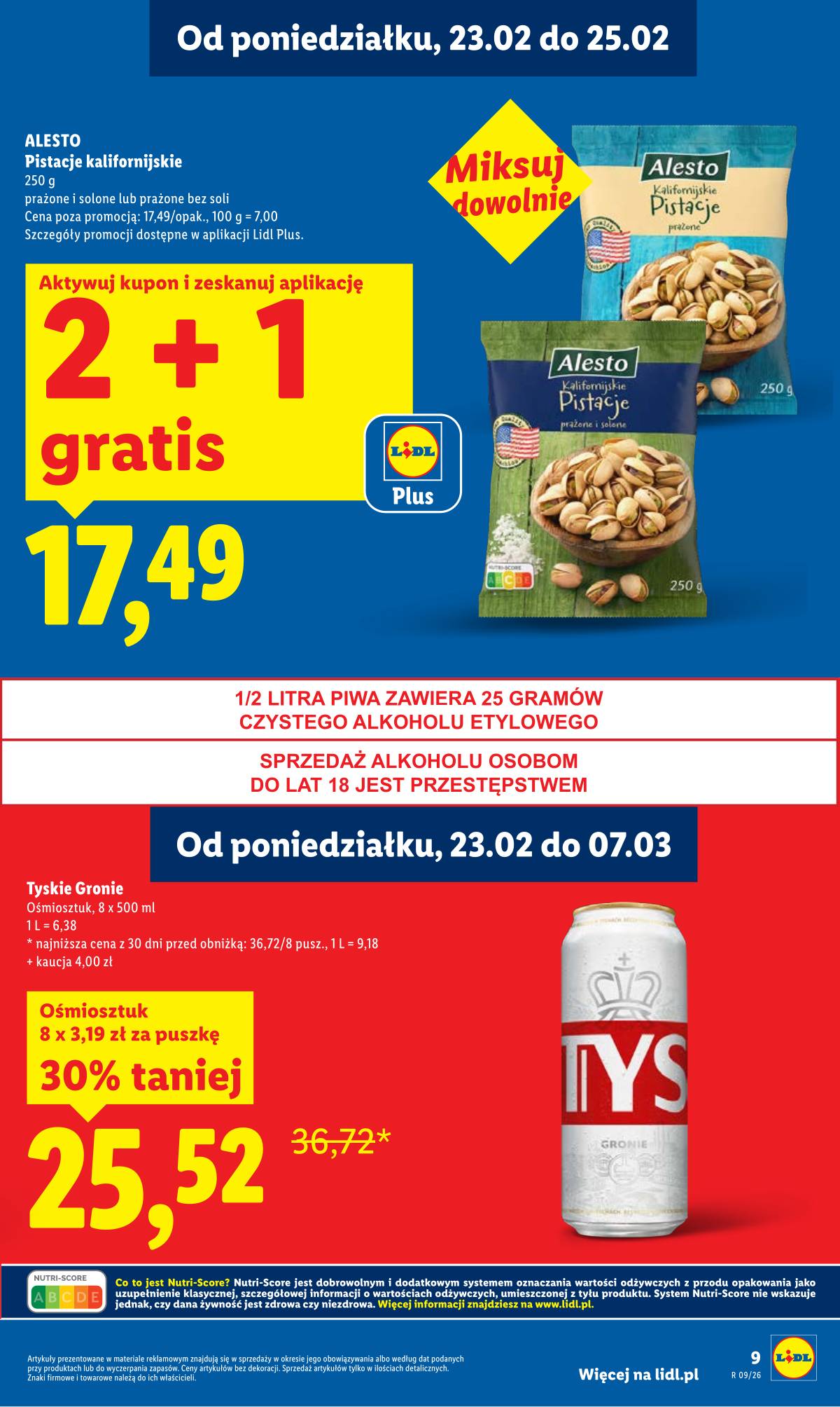 Lidl Lenkija - Oferta ważna od 23.02 do 25.02 9 puslapis