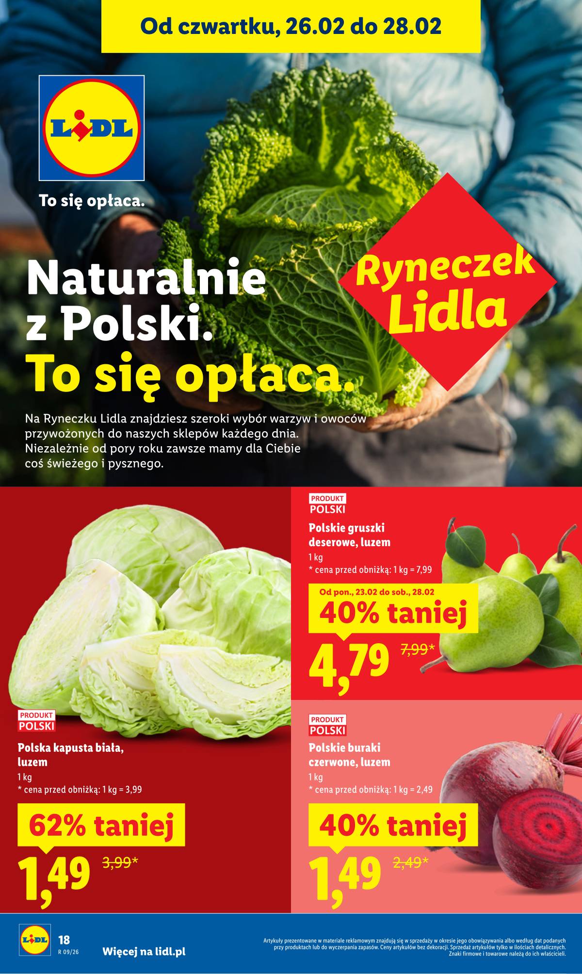 Lidl Lenkija - Oferta ważna od 26.02 do 28.02 18 puslapis