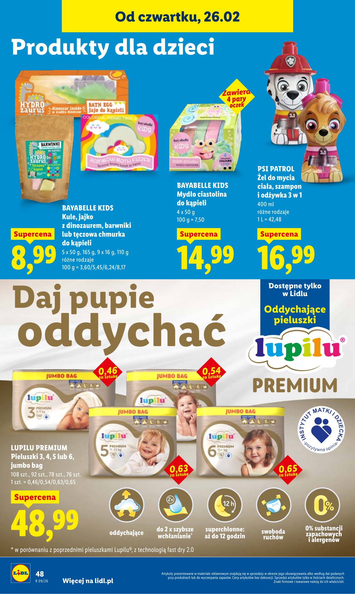 Lidl Lenkija - Oferta ważna od 26.02 do 28.02 48 puslapis