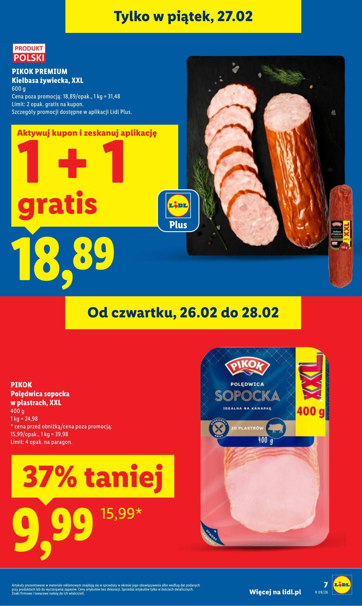 Lidl Lenkija - Oferta ważna od 26.02 do 28.02 7 puslapis