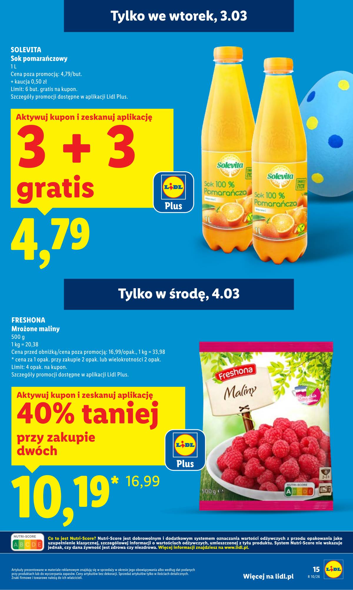 Lidl Lenkija - Oferta ważna od 2.03 do 4.03 15 puslapis