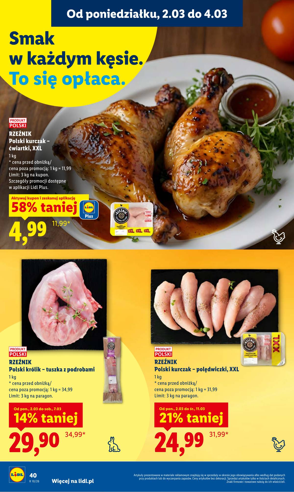 Lidl Lenkija - Oferta ważna od 2.03 do 4.03 40 puslapis
