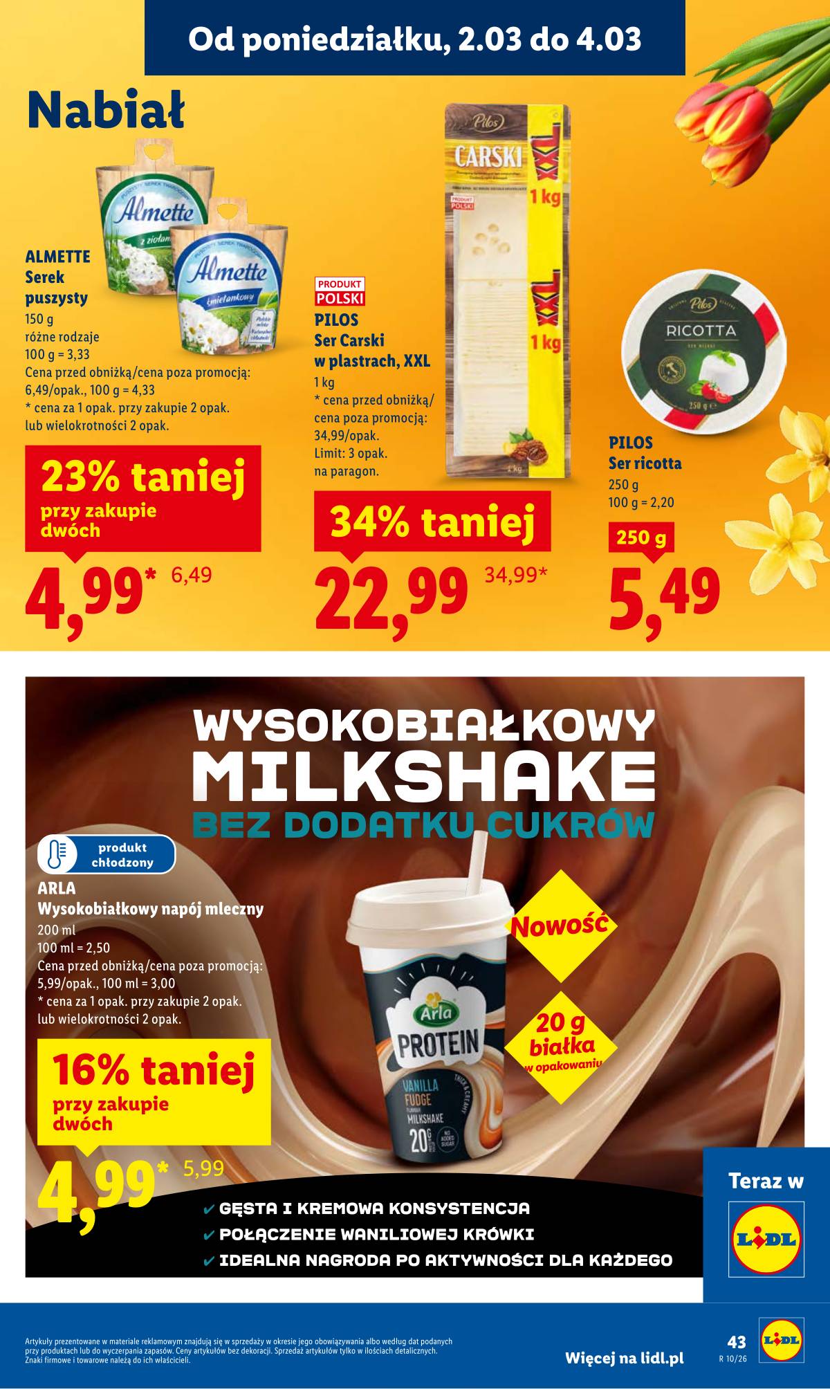 Lidl Lenkija - Oferta ważna od 2.03 do 4.03 43 puslapis