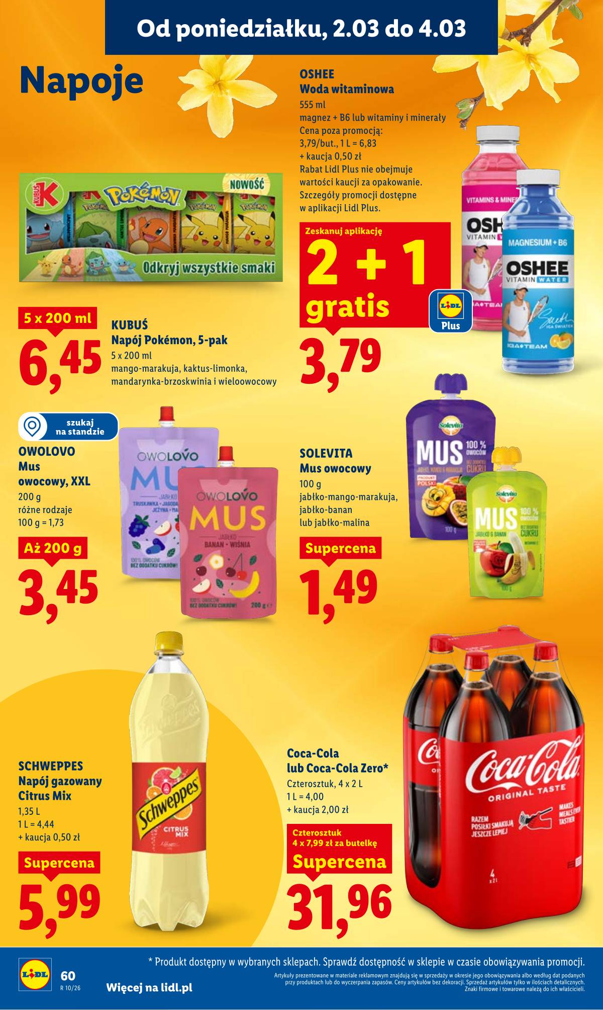 Lidl Lenkija - Oferta ważna od 2.03 do 4.03 60 puslapis