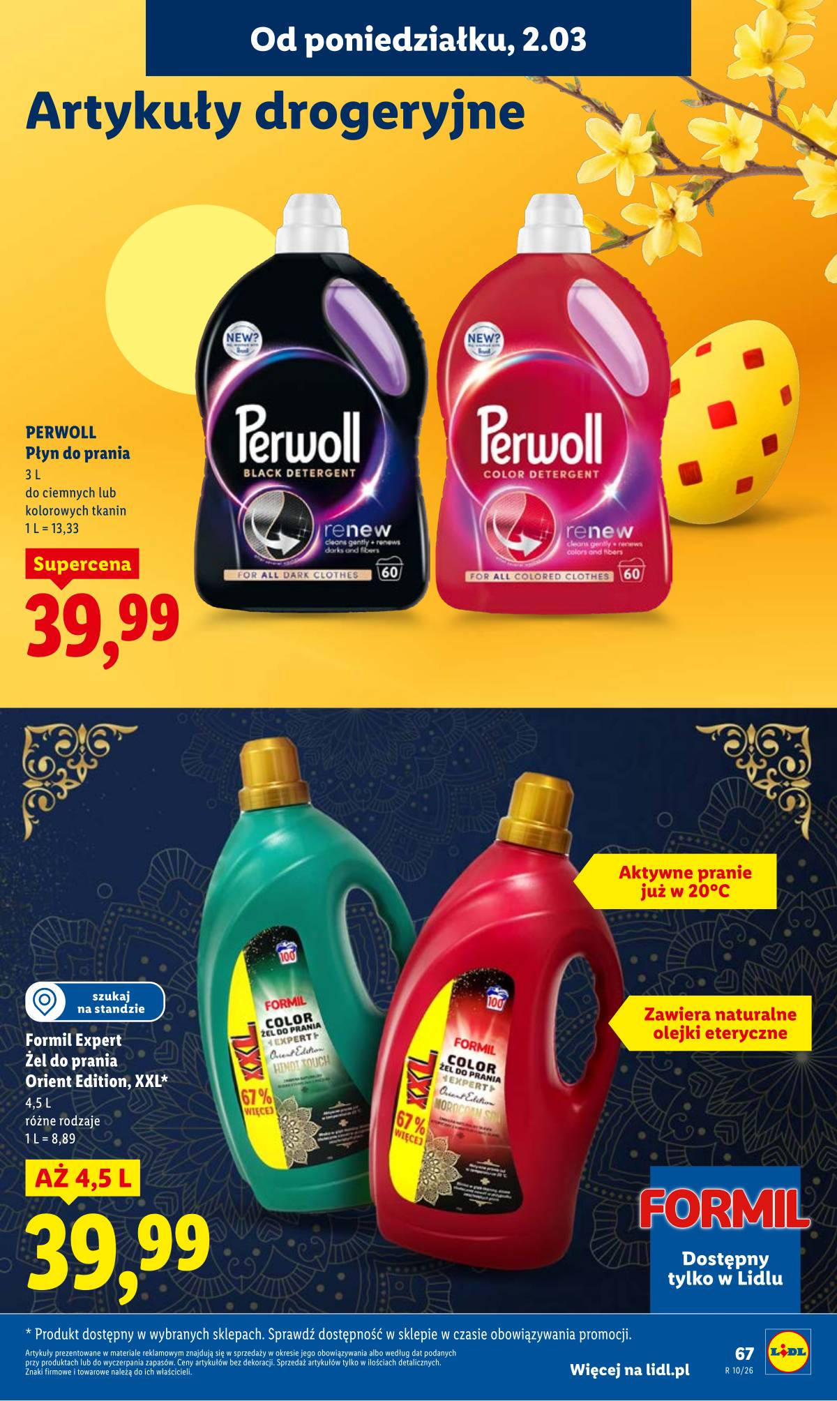Lidl Lenkija - Oferta ważna od 2.03 do 4.03 67 puslapis