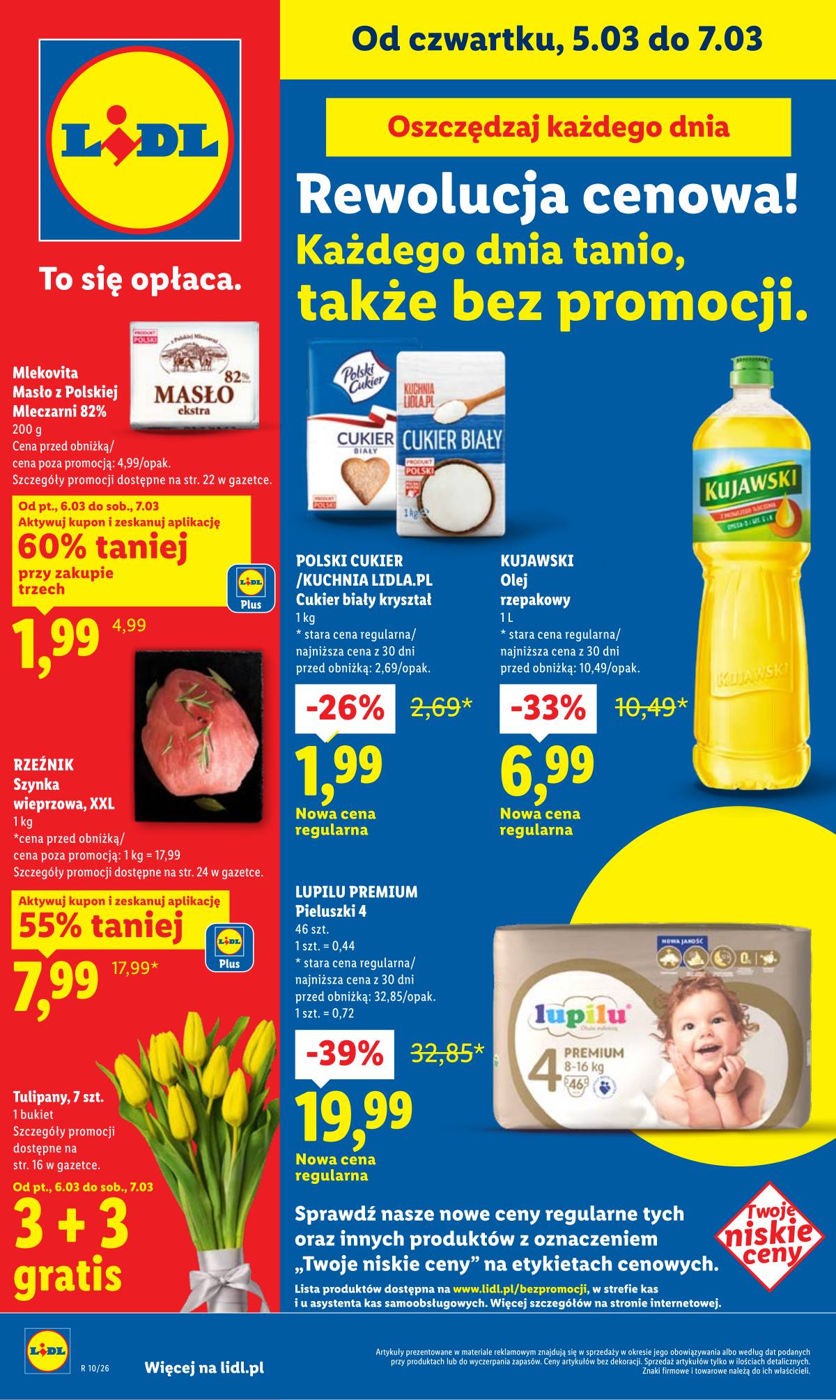 Lidl Lenkija - OFERTA WAŻNA OD 5.03 DO 7.03 1 puslapis