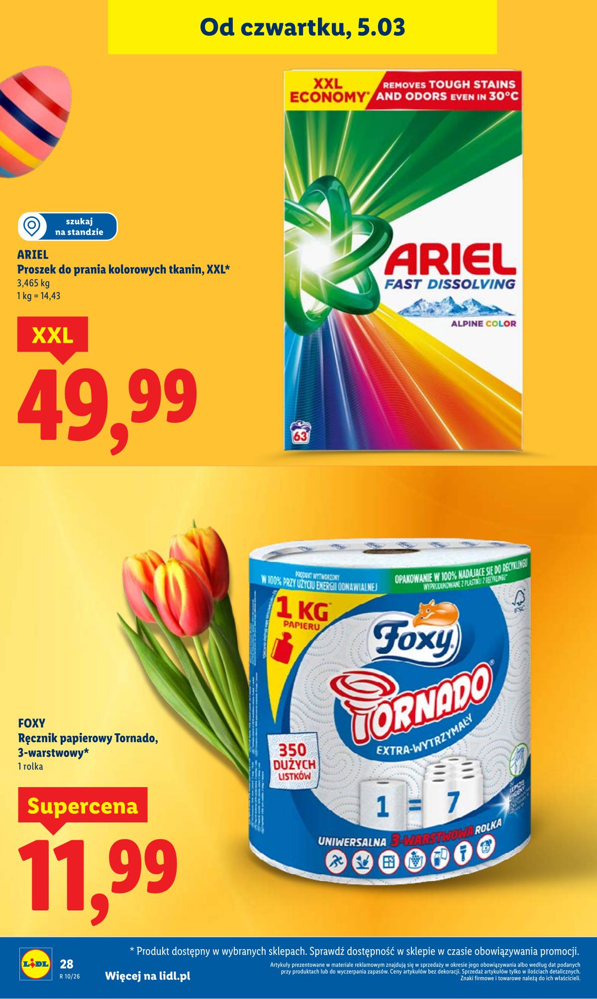 Lidl Lenkija - OFERTA WAŻNA OD 5.03 DO 7.03 28 puslapis