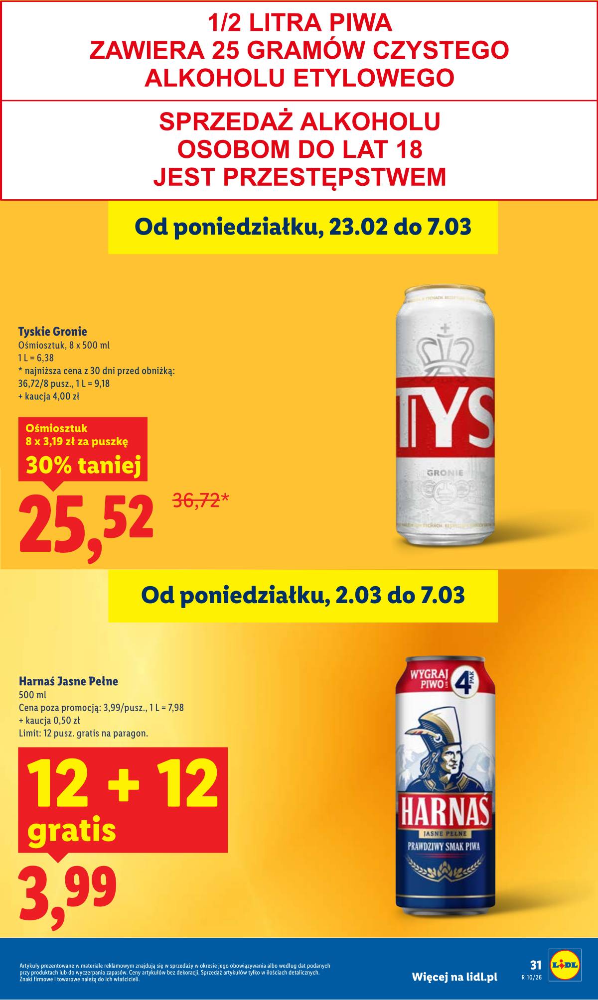 Lidl Lenkija - OFERTA WAŻNA OD 5.03 DO 7.03 31 puslapis