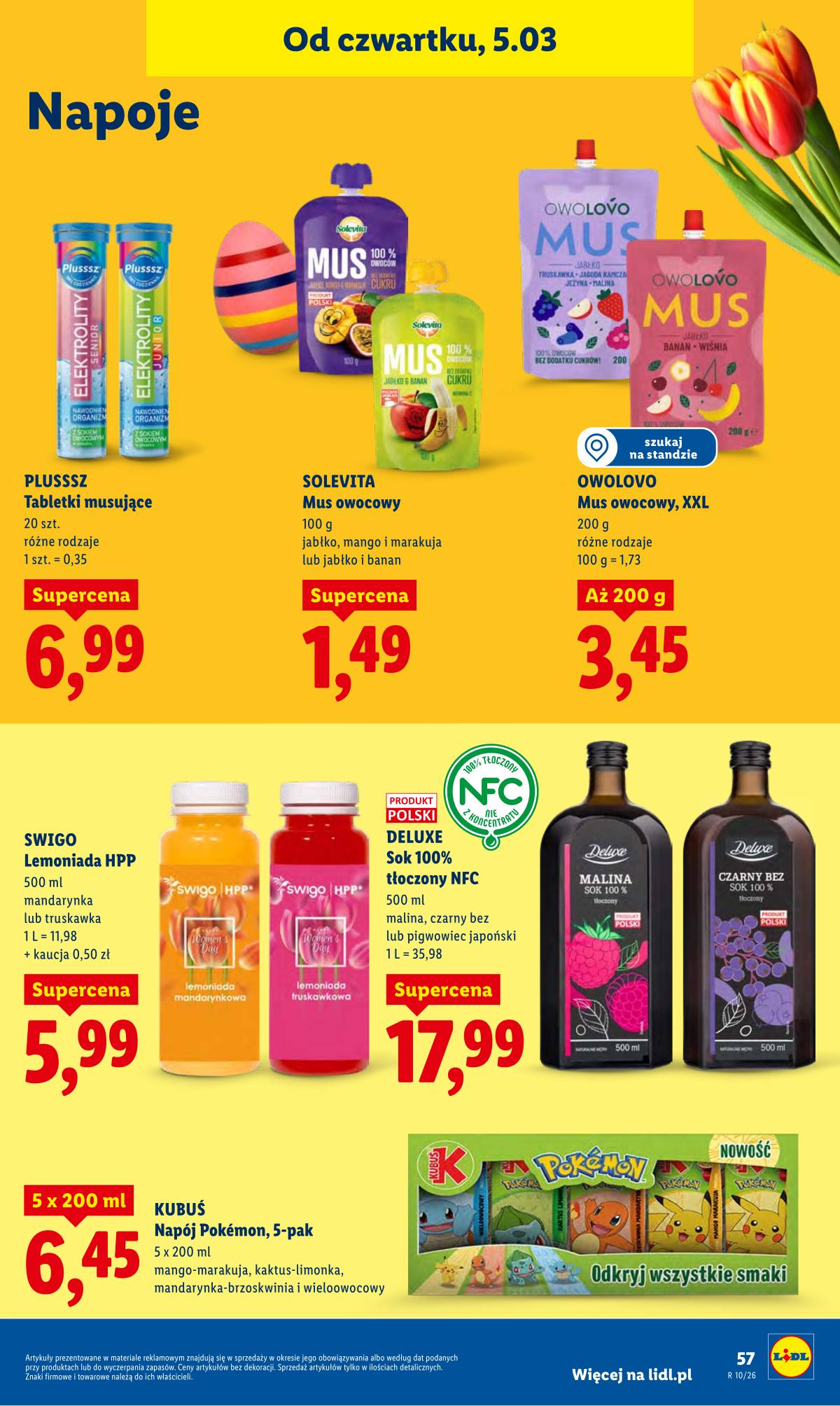 Lidl Lenkija - OFERTA WAŻNA OD 5.03 DO 7.03 59 puslapis