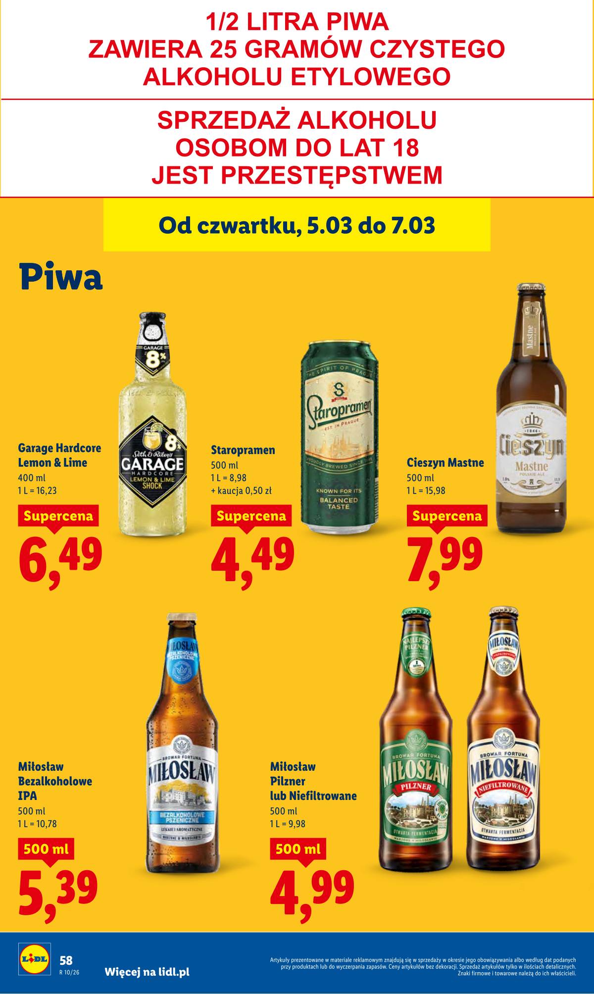Lidl Lenkija - OFERTA WAŻNA OD 5.03 DO 7.03 60 puslapis
