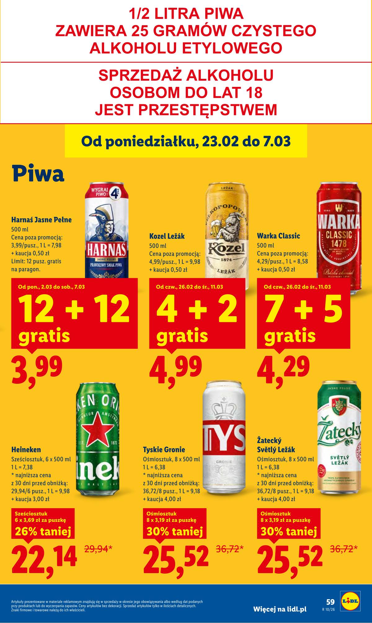 Lidl Lenkija - OFERTA WAŻNA OD 5.03 DO 7.03 61 puslapis