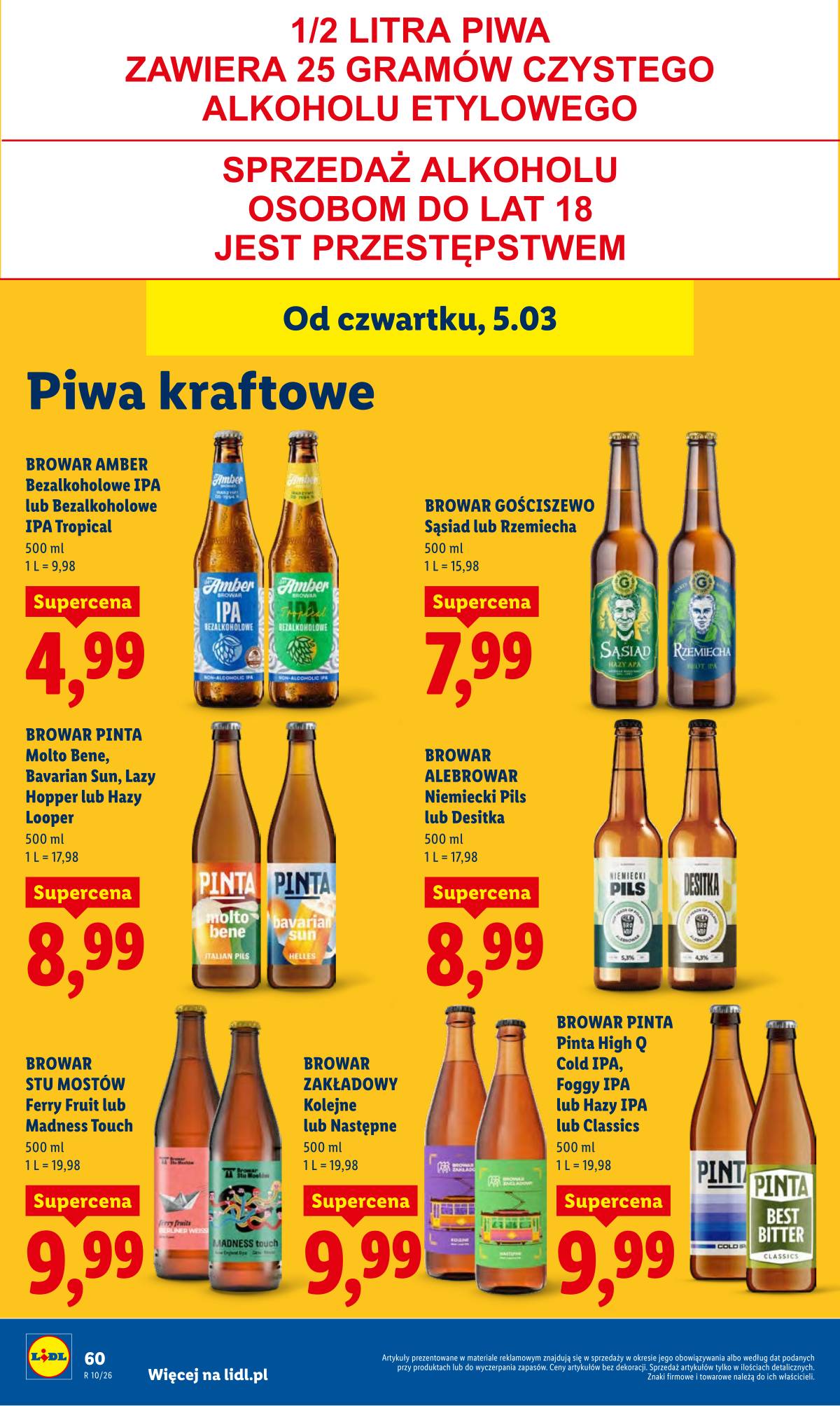 Lidl Lenkija - OFERTA WAŻNA OD 5.03 DO 7.03 62 puslapis