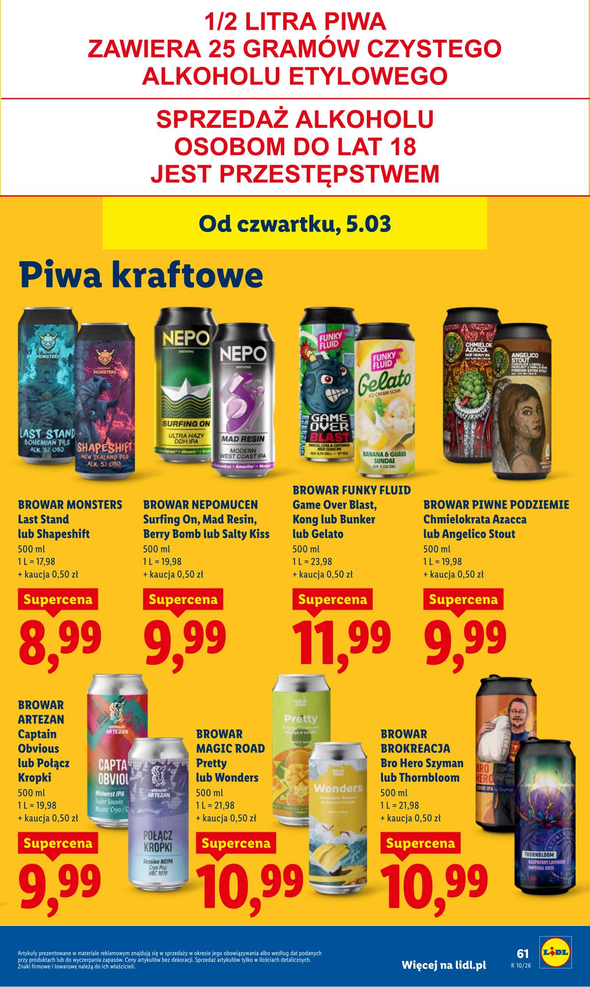 Lidl Lenkija - OFERTA WAŻNA OD 5.03 DO 7.03 63 puslapis