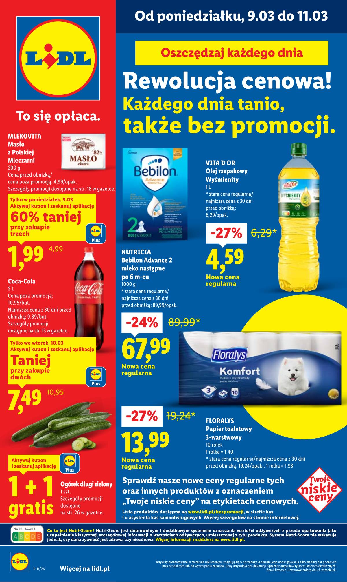 Lidl Lenkija - Oferta ważna od 9.03 do 11.03 1 puslapis