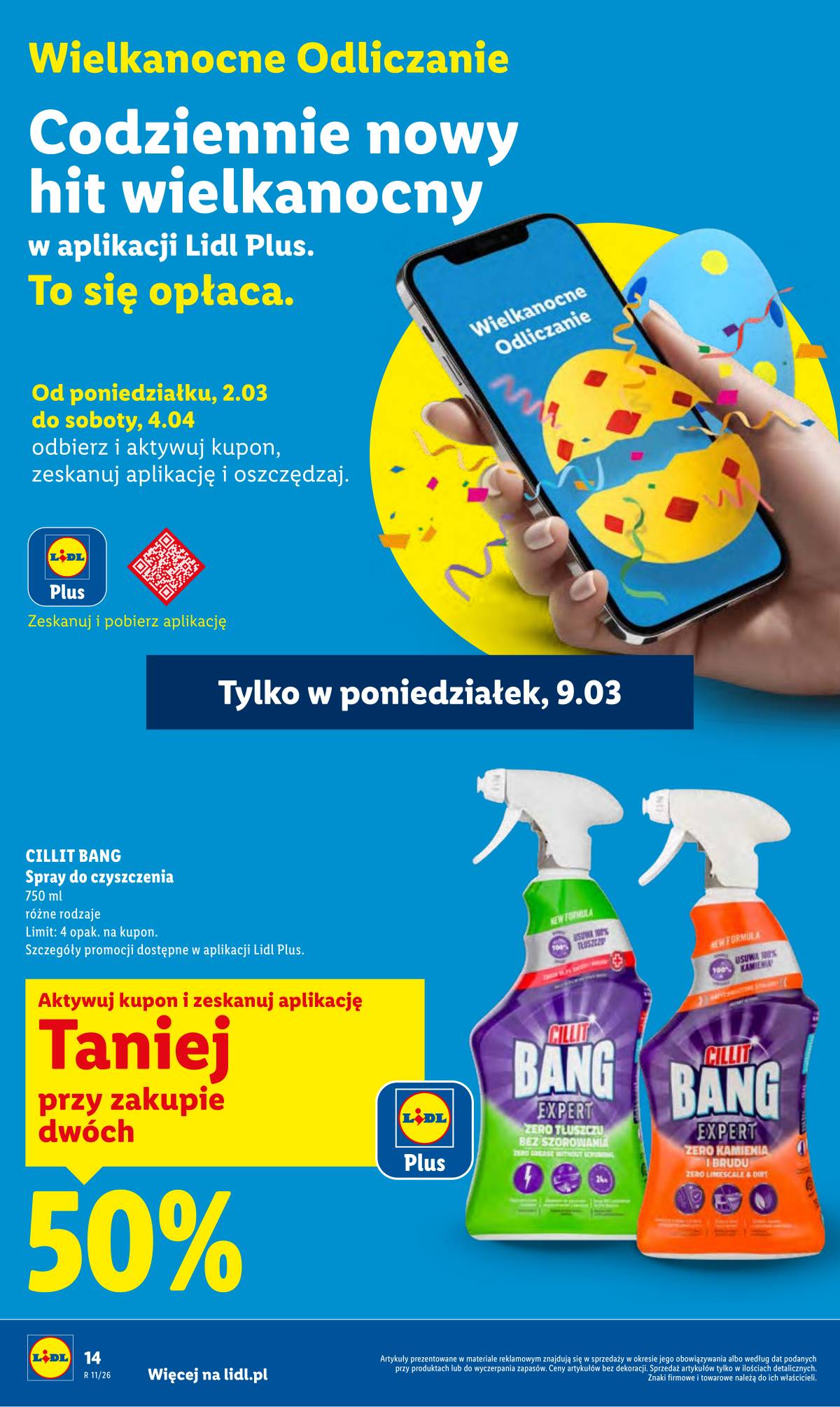 Lidl Lenkija - Oferta ważna od 9.03 do 11.03 14 puslapis