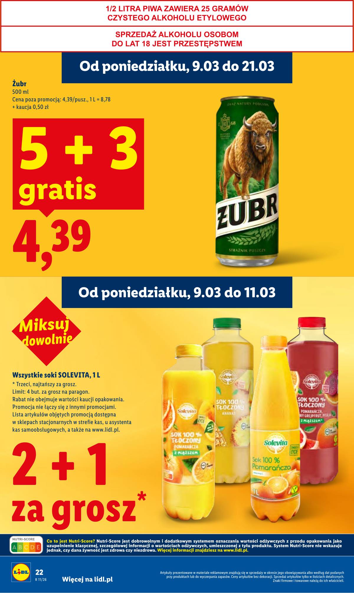 Lidl Lenkija - Oferta ważna od 9.03 do 11.03 22 puslapis