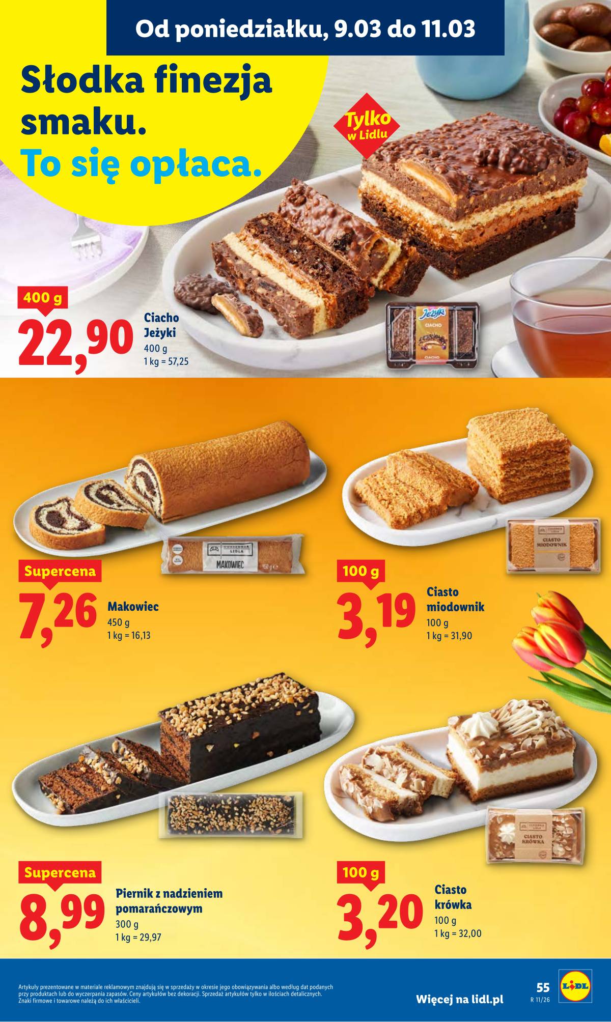 Lidl Lenkija - Oferta ważna od 9.03 do 11.03 55 puslapis