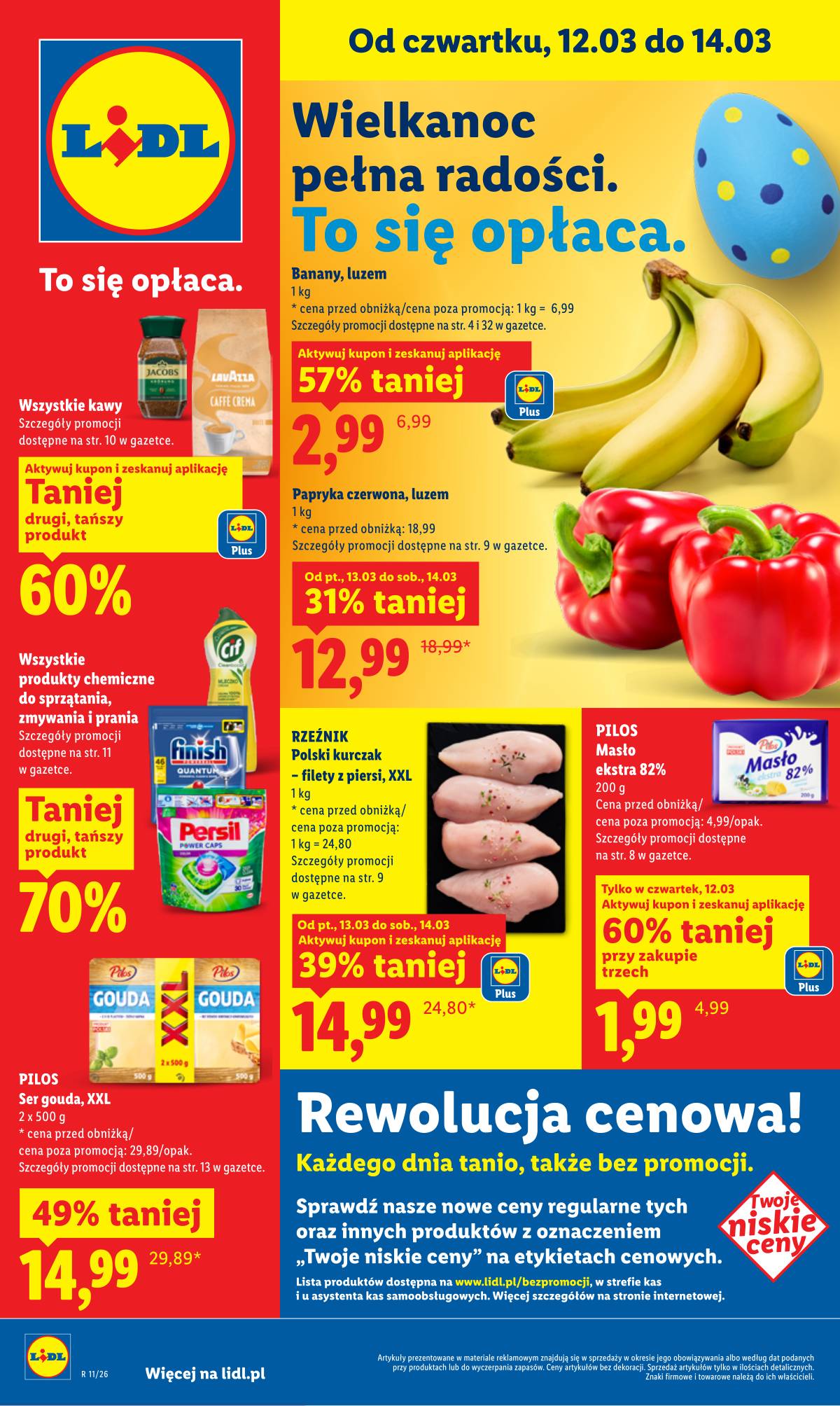 Lidl Lenkija - OFERTA WAŻNA OD 12.03 DO 14.03 1 puslapis