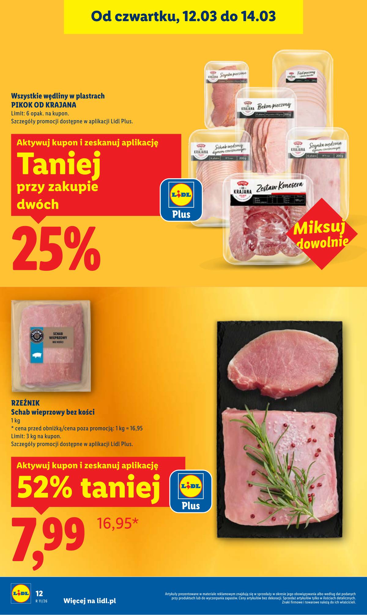 Lidl Lenkija - OFERTA WAŻNA OD 12.03 DO 14.03 12 puslapis