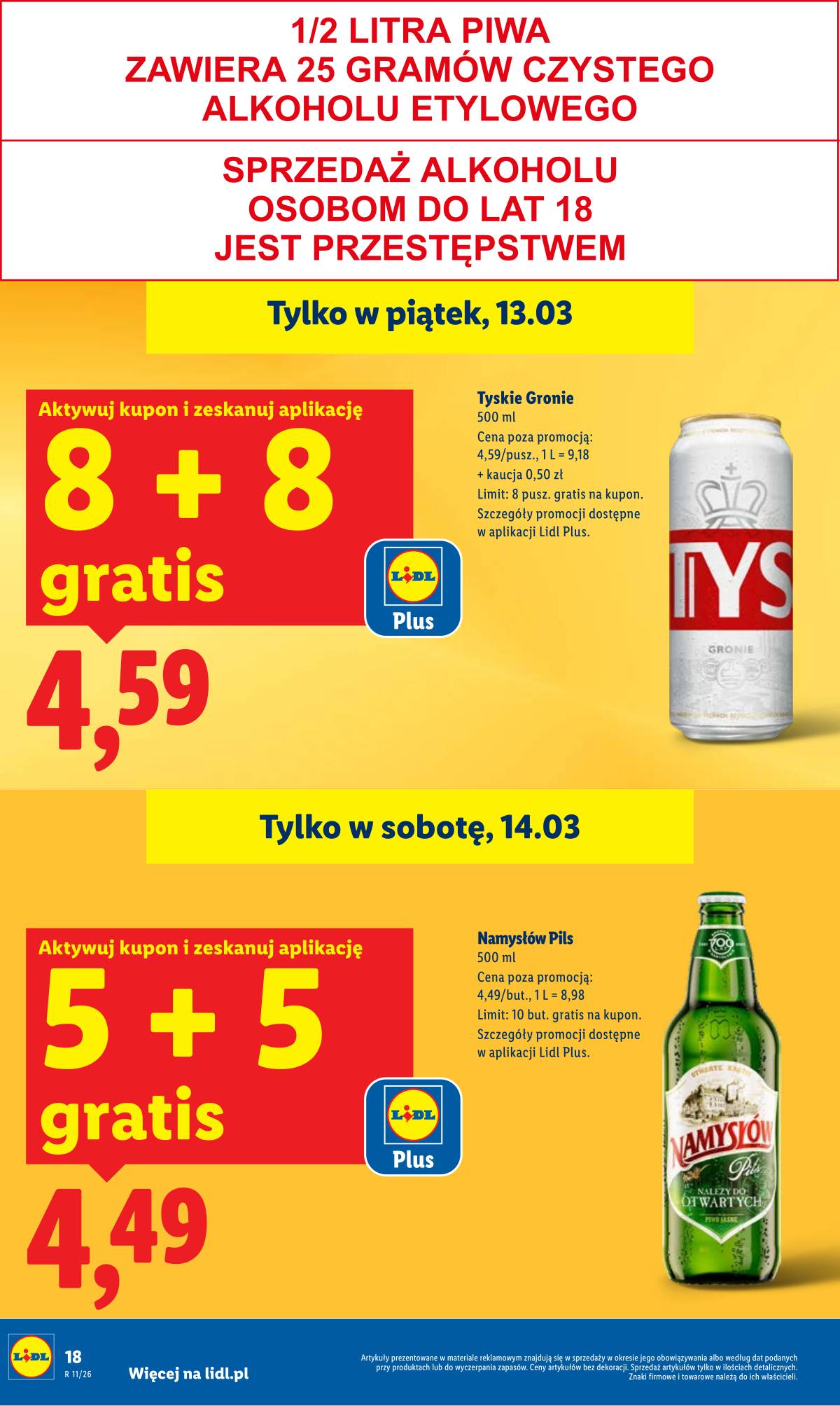 Lidl Lenkija - OFERTA WAŻNA OD 12.03 DO 14.03 18 puslapis