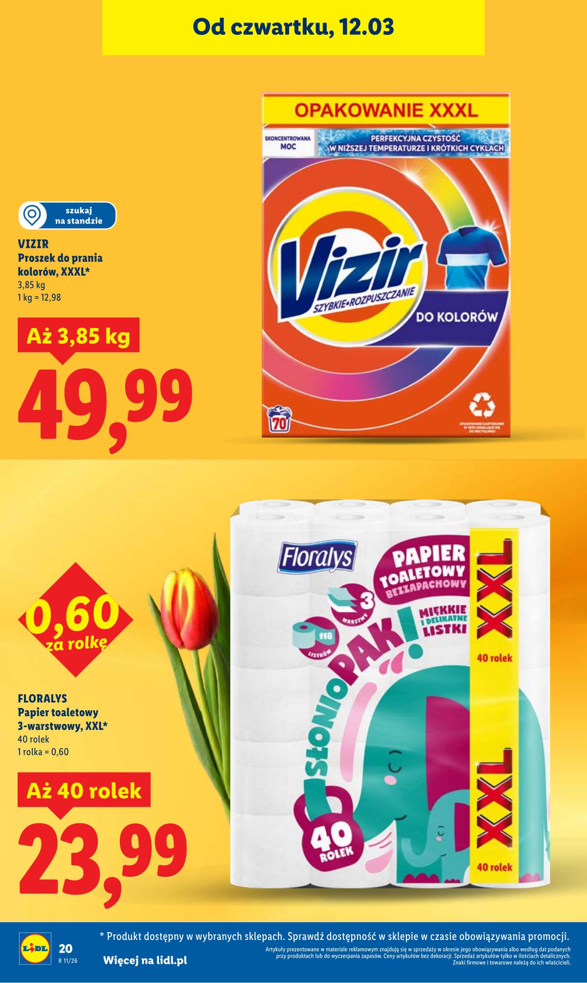 Lidl Lenkija - OFERTA WAŻNA OD 12.03 DO 14.03 20 puslapis