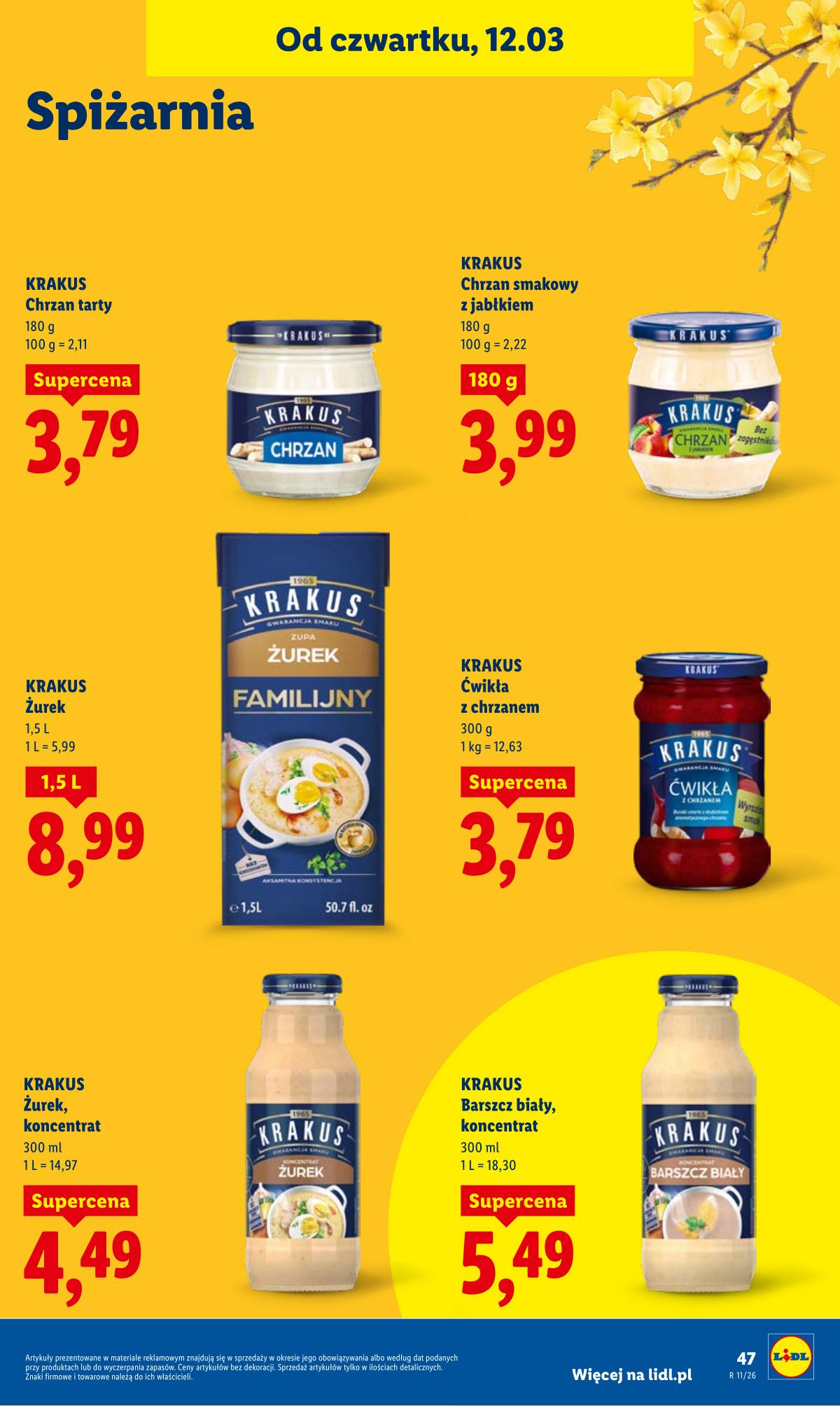 Lidl Lenkija - OFERTA WAŻNA OD 12.03 DO 14.03 49 puslapis