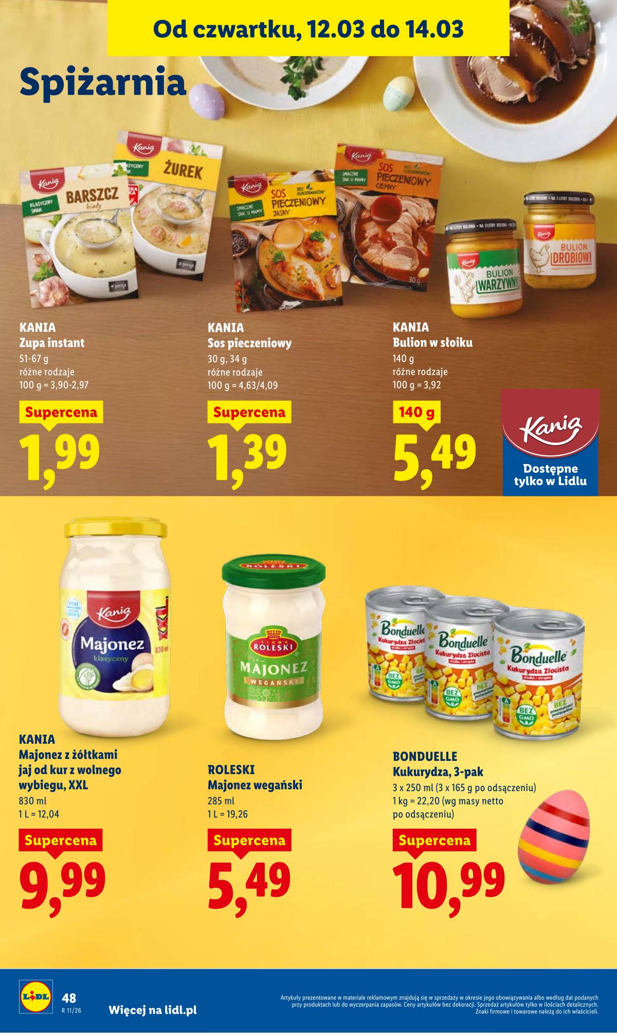 Lidl Lenkija - OFERTA WAŻNA OD 12.03 DO 14.03 50 puslapis
