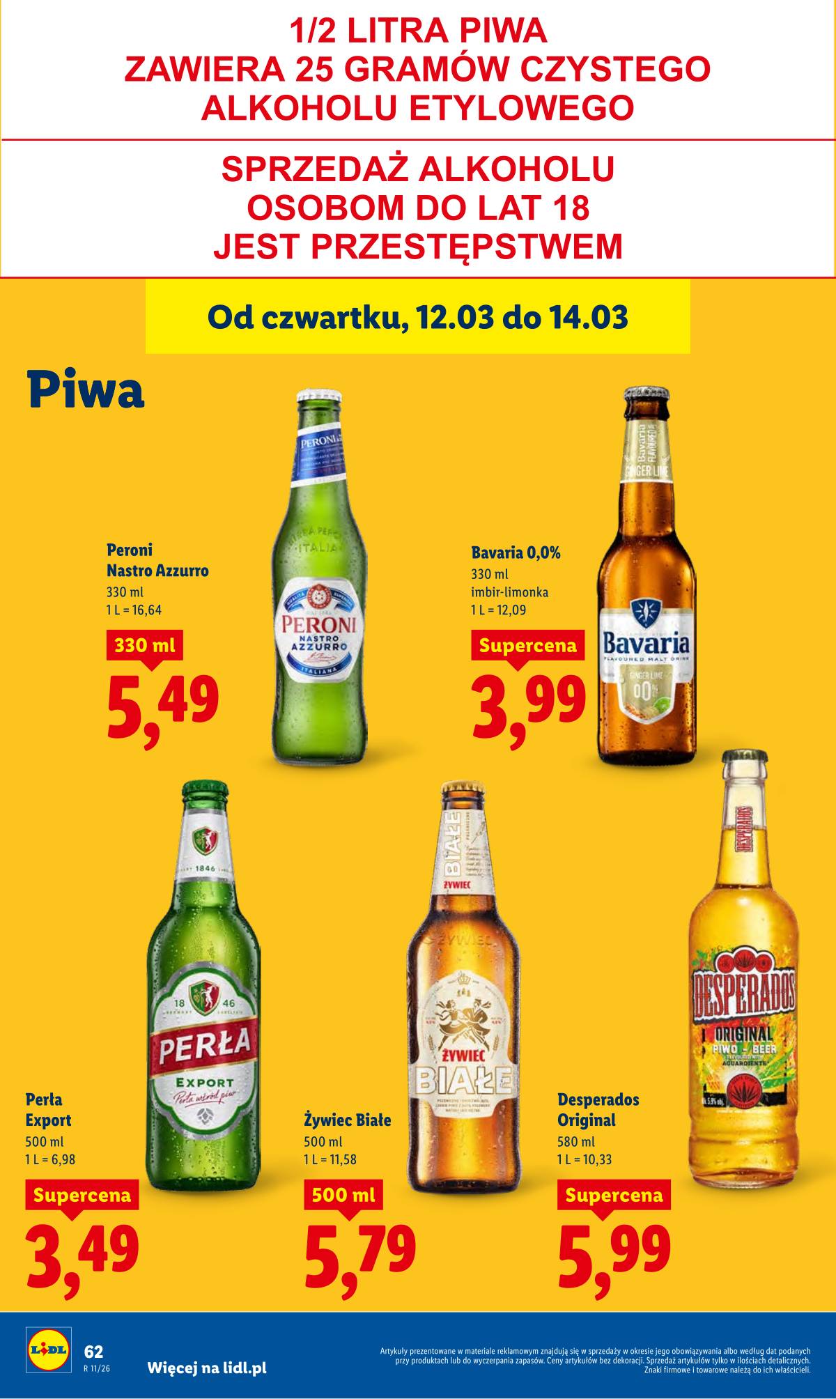Lidl Lenkija - OFERTA WAŻNA OD 12.03 DO 14.03 64 puslapis