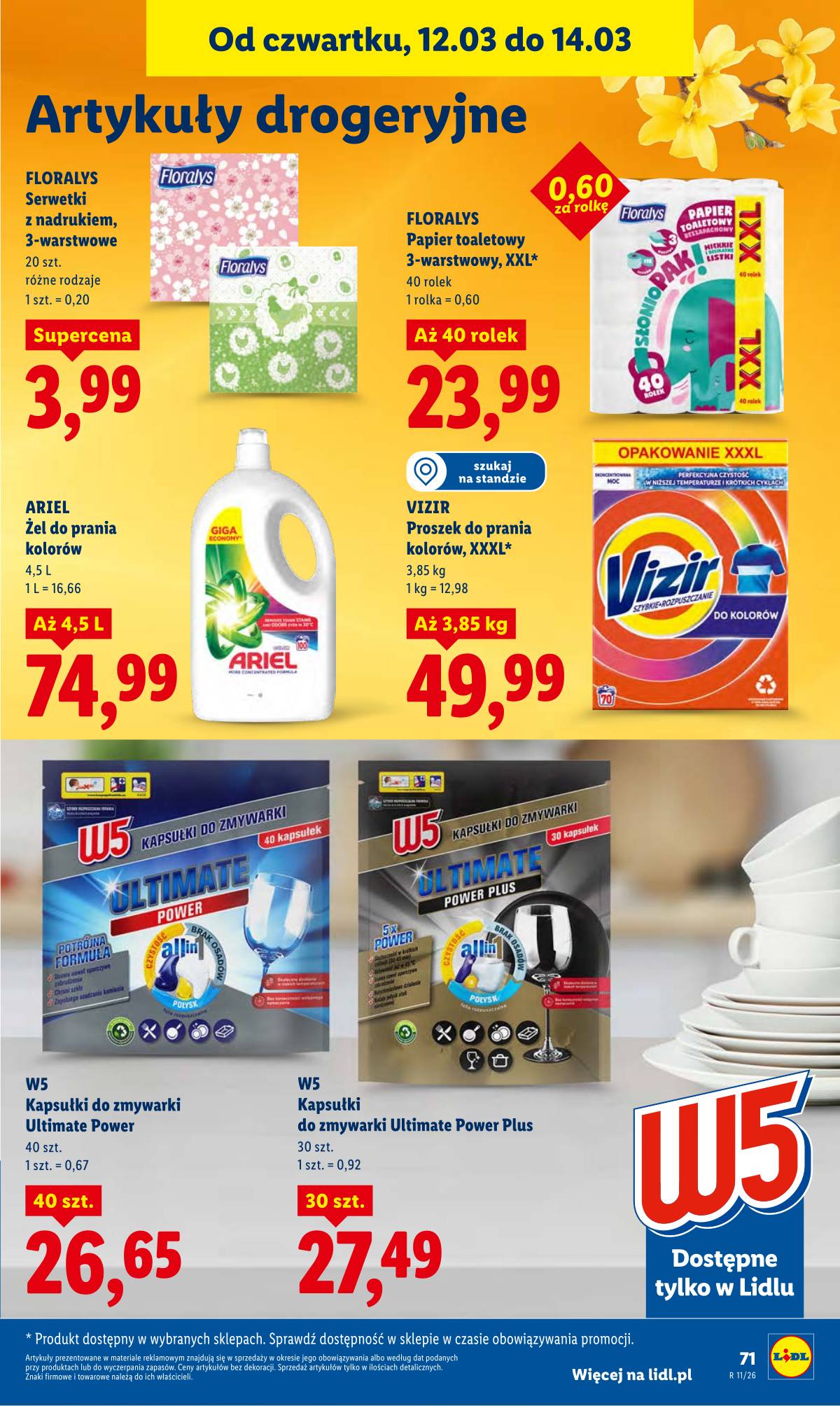 Lidl Lenkija - OFERTA WAŻNA OD 12.03 DO 14.03 73 puslapis