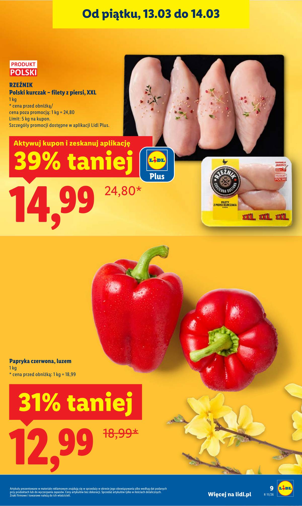 Lidl Lenkija - OFERTA WAŻNA OD 12.03 DO 14.03 9 puslapis
