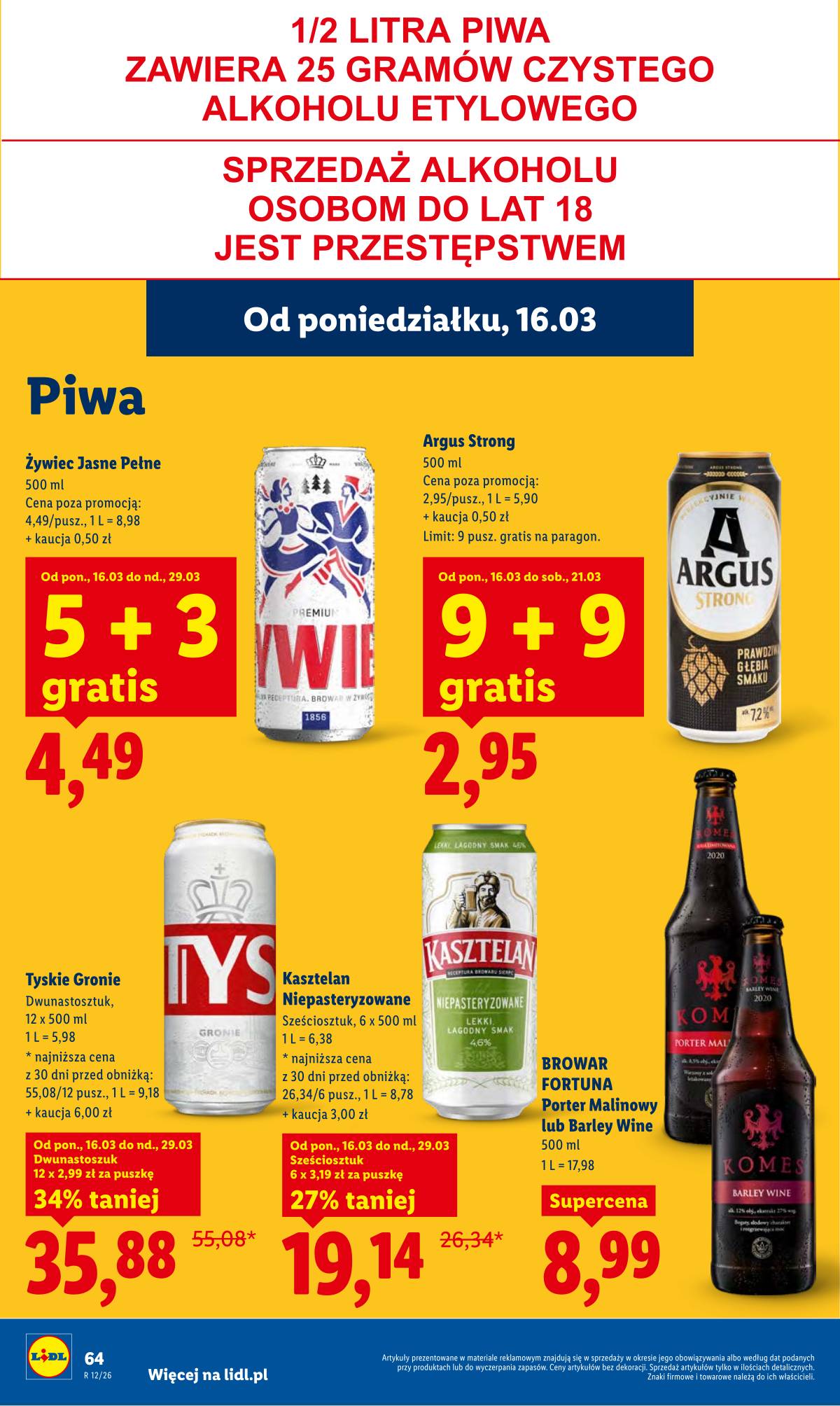 Lidl Lenkija - Gazetka ważna od 16.03 do 18.03 66 puslapis