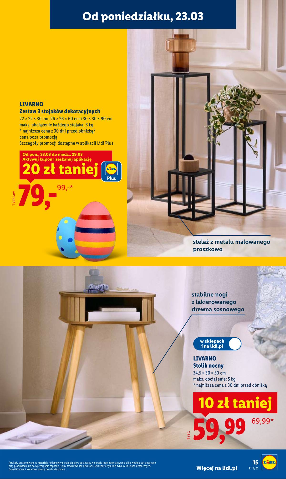 Lidl Lenkija - Katalog ważny od 23.03 15 puslapis