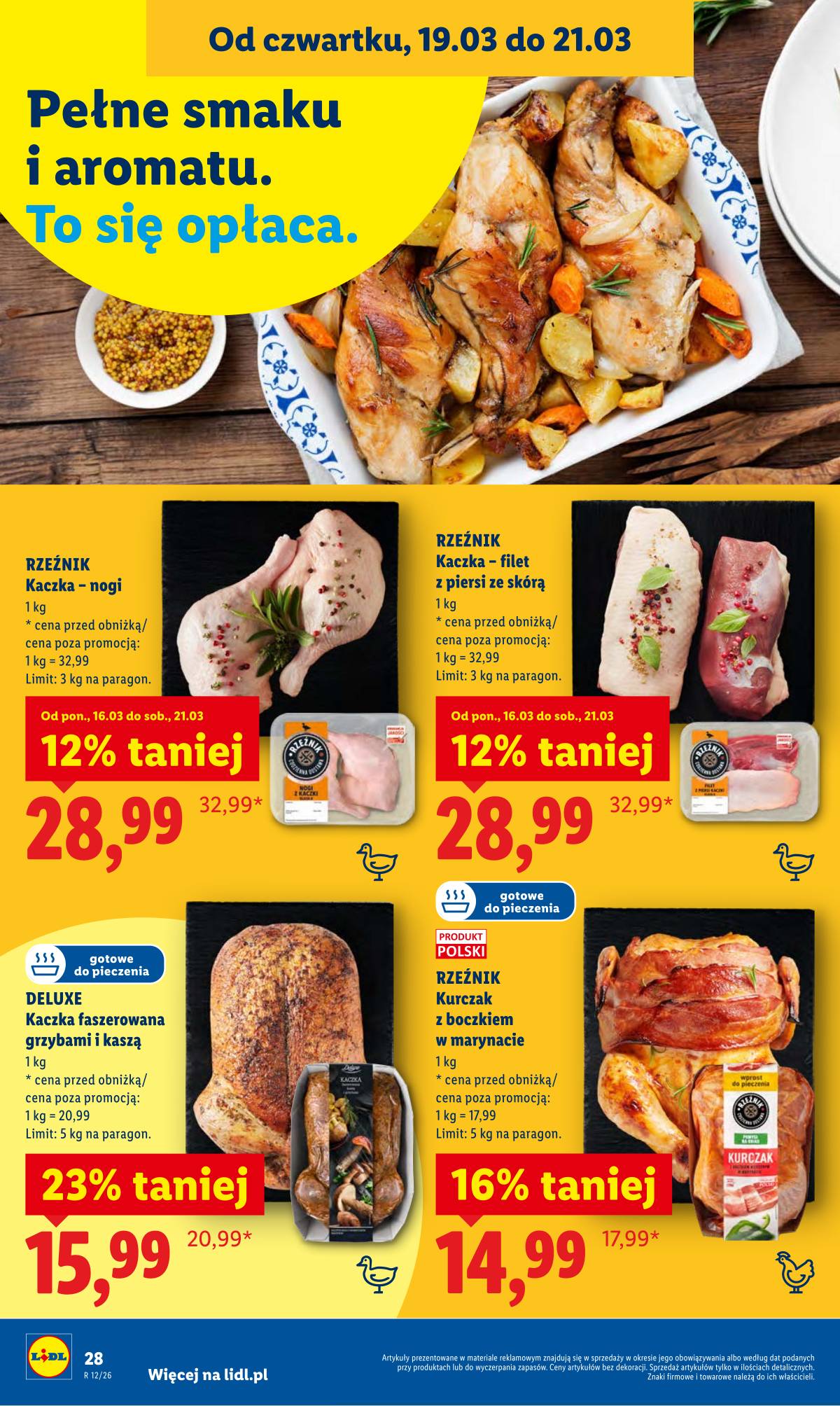 Lidl Lenkija - OFERTA WAŻNA OD 19.03 DO 21.03 28 puslapis