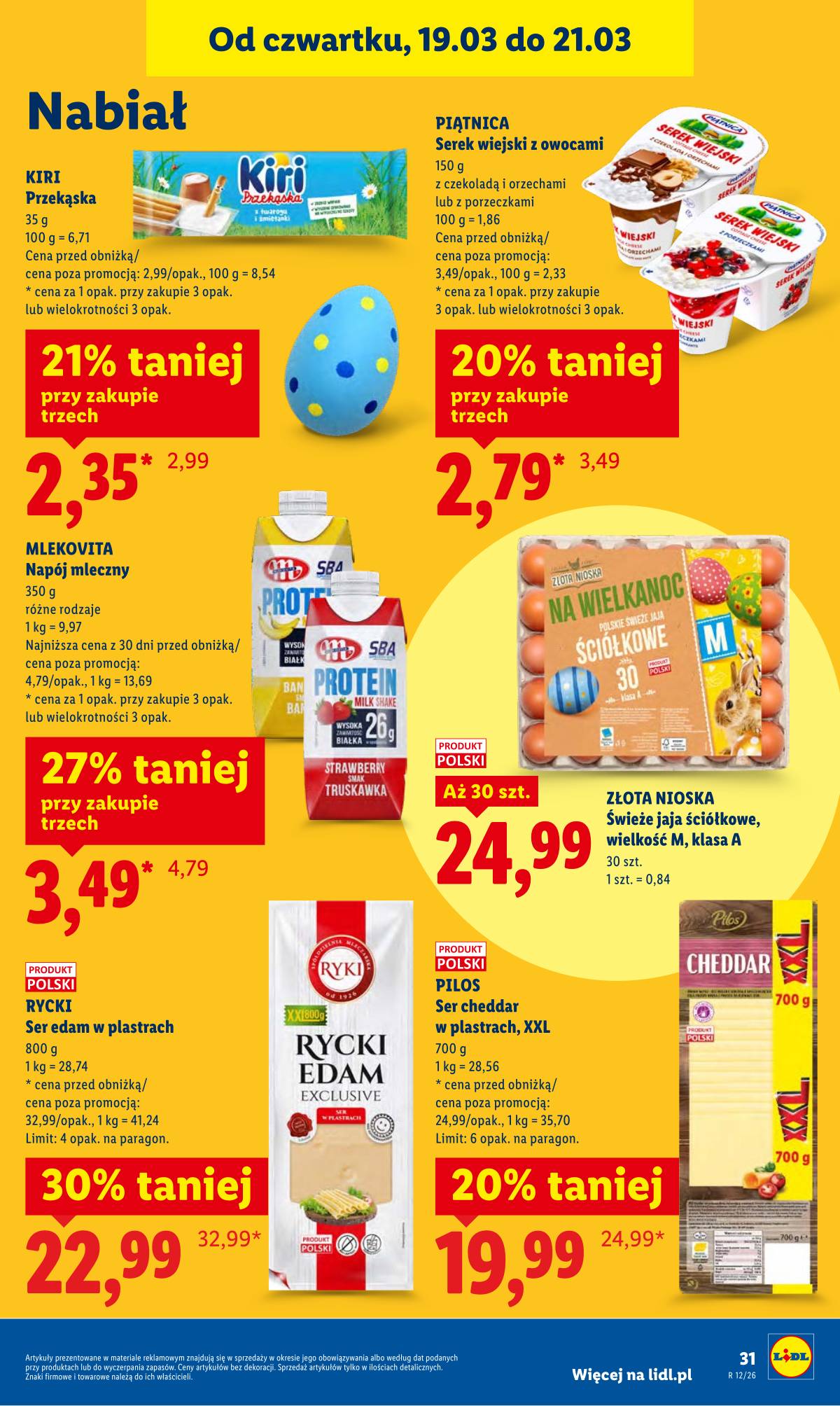 Lidl Lenkija - OFERTA WAŻNA OD 19.03 DO 21.03 31 puslapis