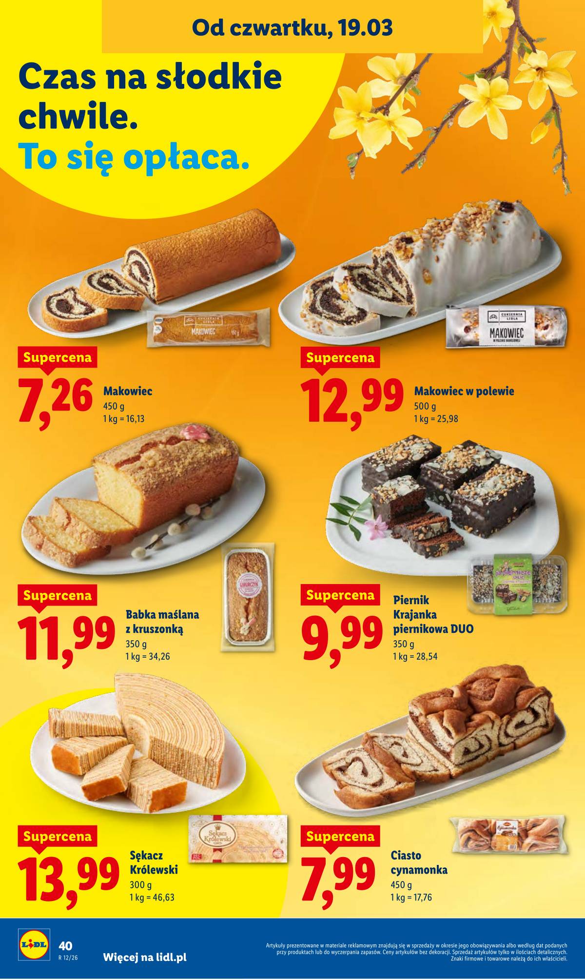 Lidl Lenkija - OFERTA WAŻNA OD 19.03 DO 21.03 40 puslapis