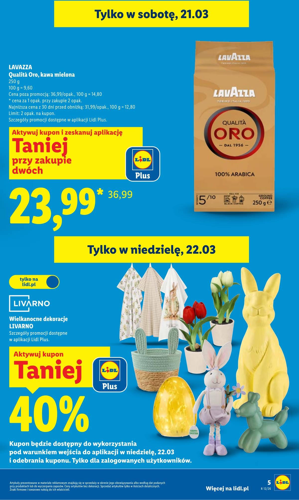 Lidl Lenkija - OFERTA WAŻNA OD 19.03 DO 21.03 5 puslapis