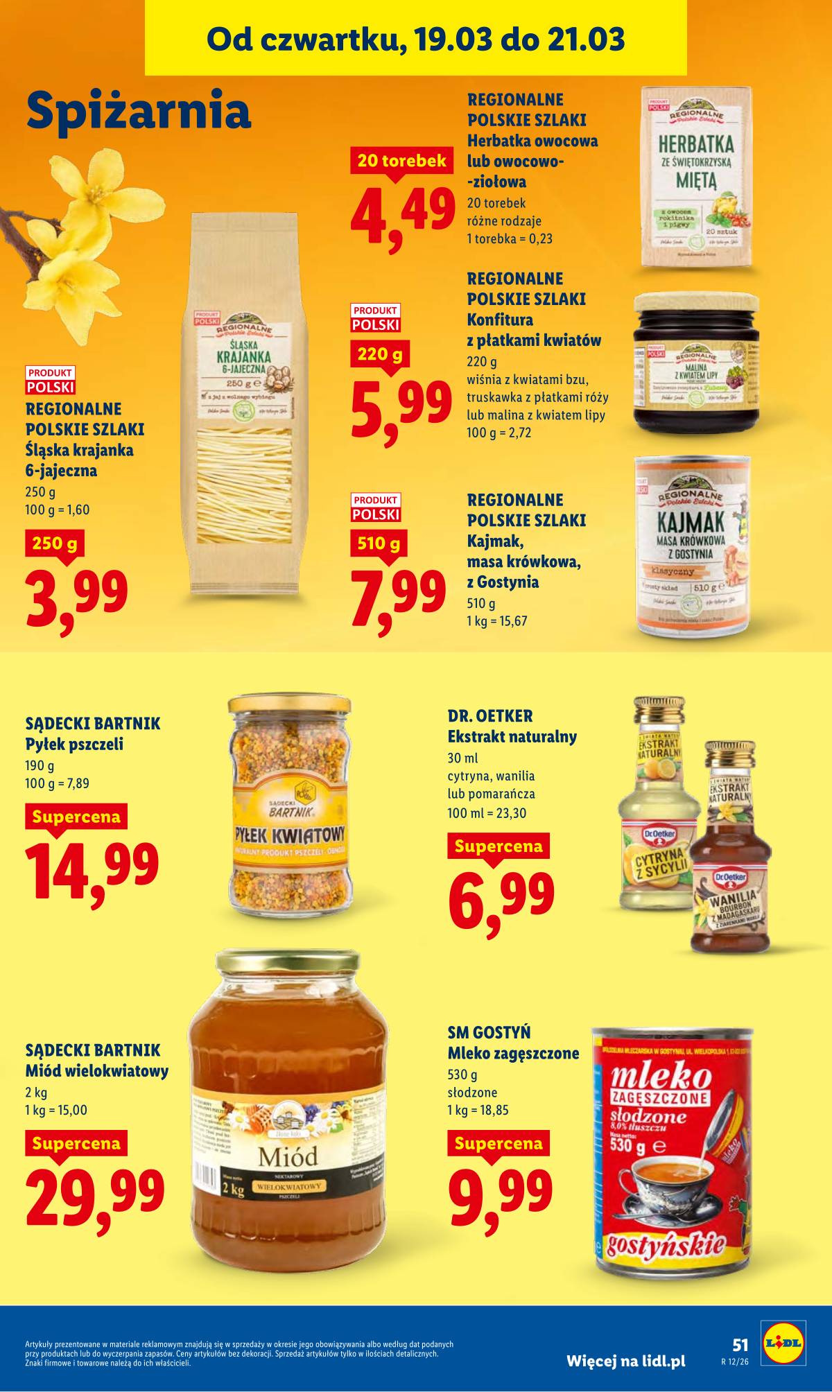 Lidl Lenkija - OFERTA WAŻNA OD 19.03 DO 21.03 51 puslapis