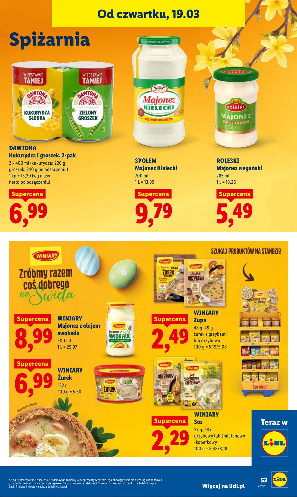 Lidl Lenkija - OFERTA WAŻNA OD 19.03 DO 21.03 53 puslapis