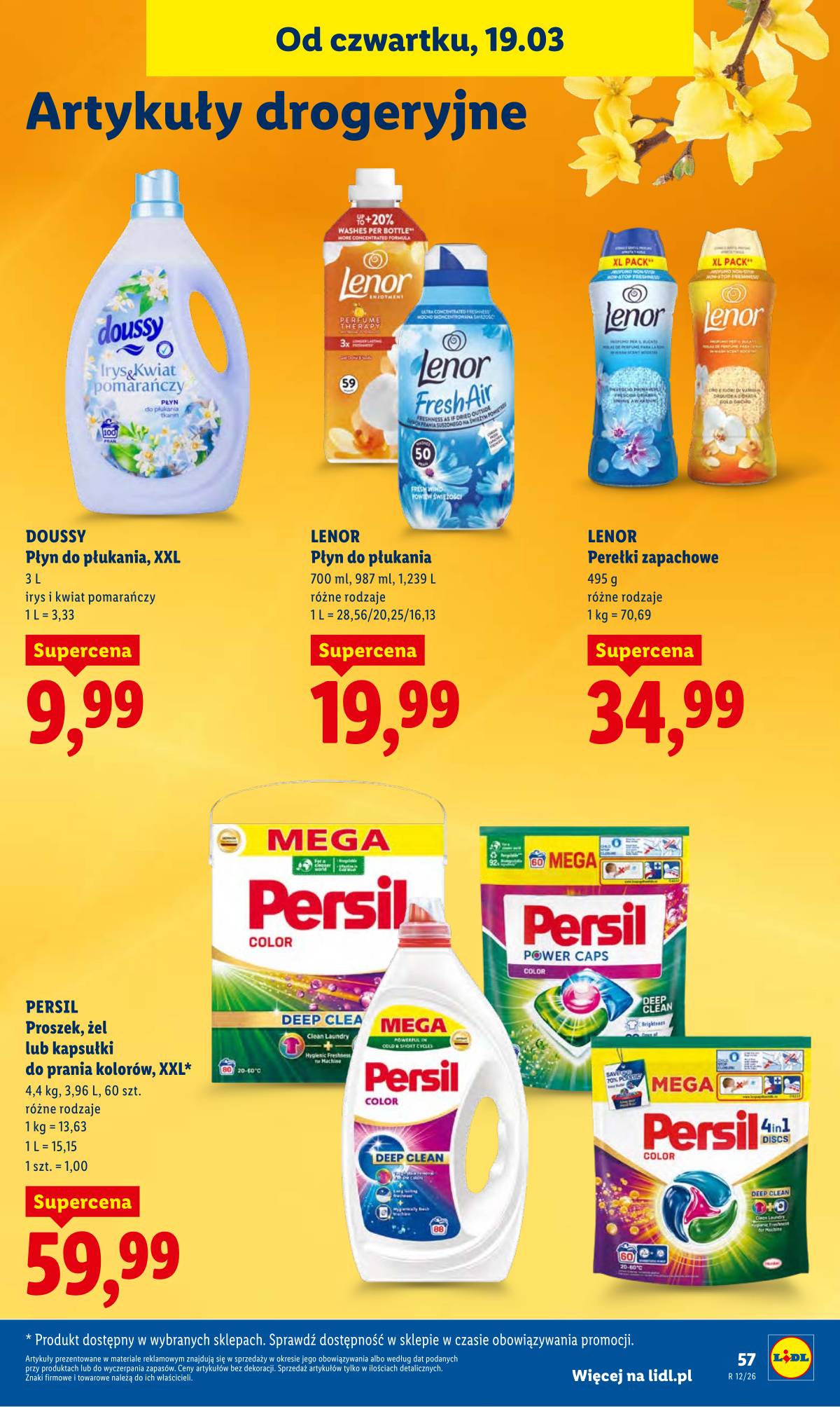 Lidl Lenkija - OFERTA WAŻNA OD 19.03 DO 21.03 57 puslapis