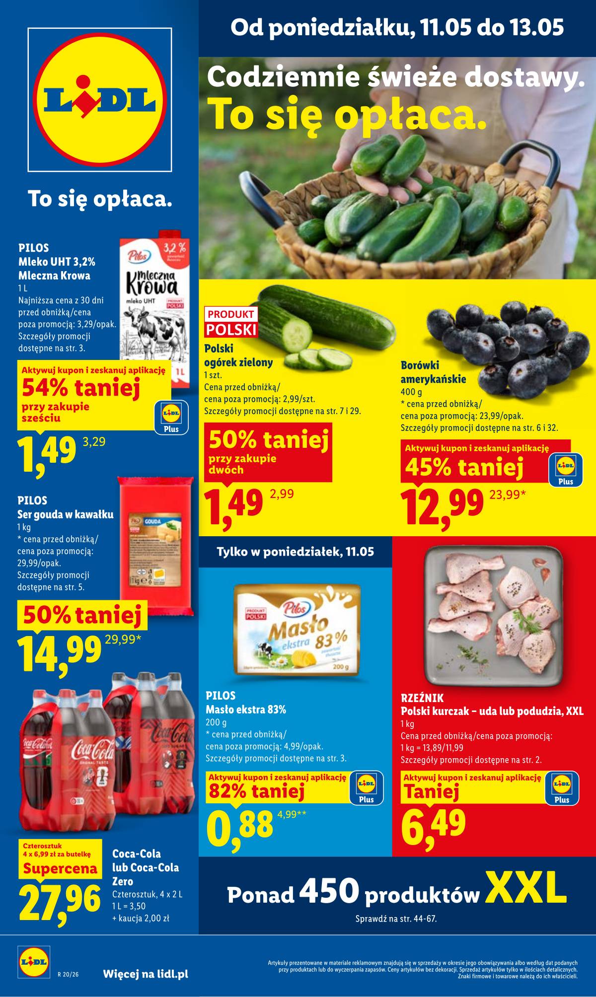 Lidl Lenkija - Gazetka ważna od 11.05 do 13.05 1 puslapis