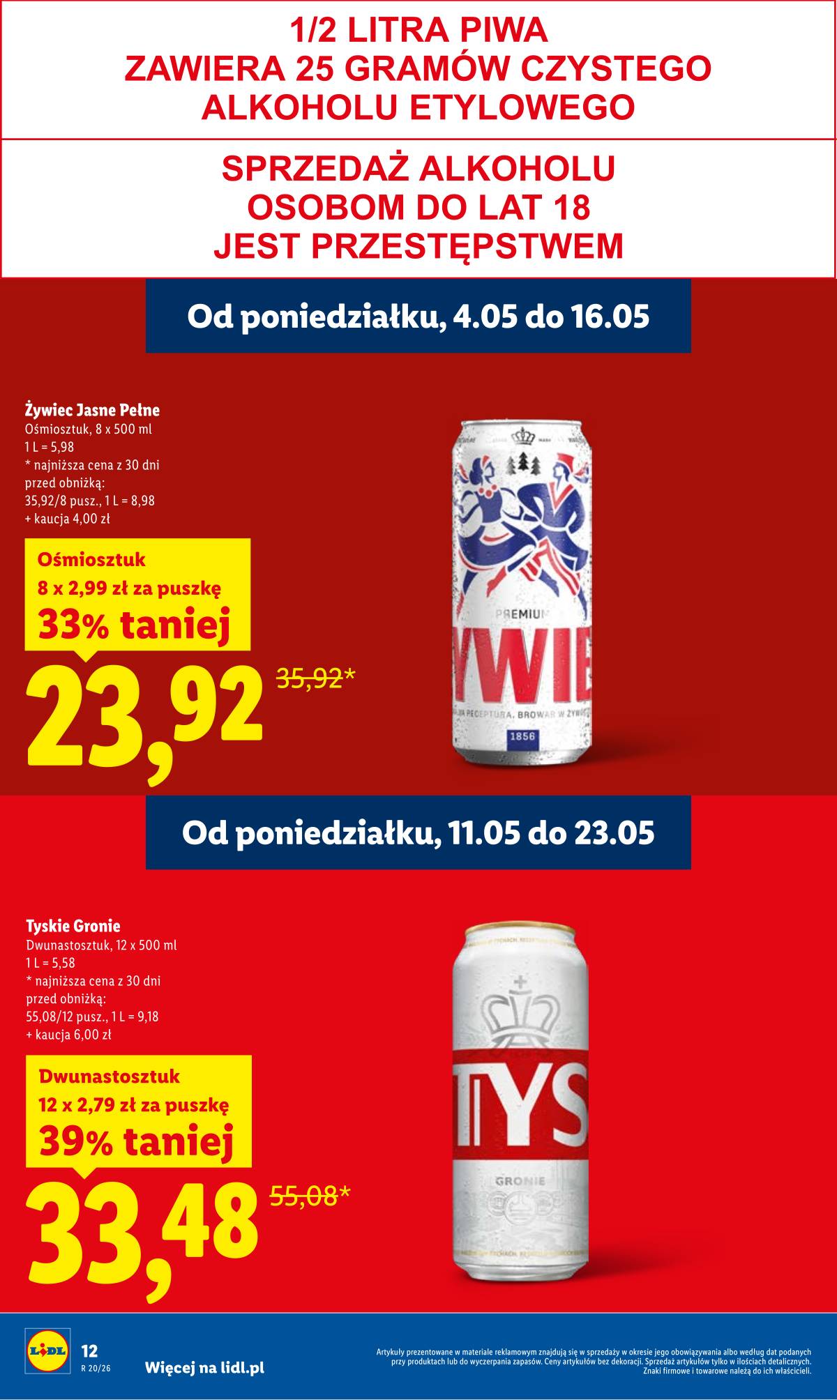Lidl Lenkija - Gazetka ważna od 11.05 do 13.05 12 puslapis