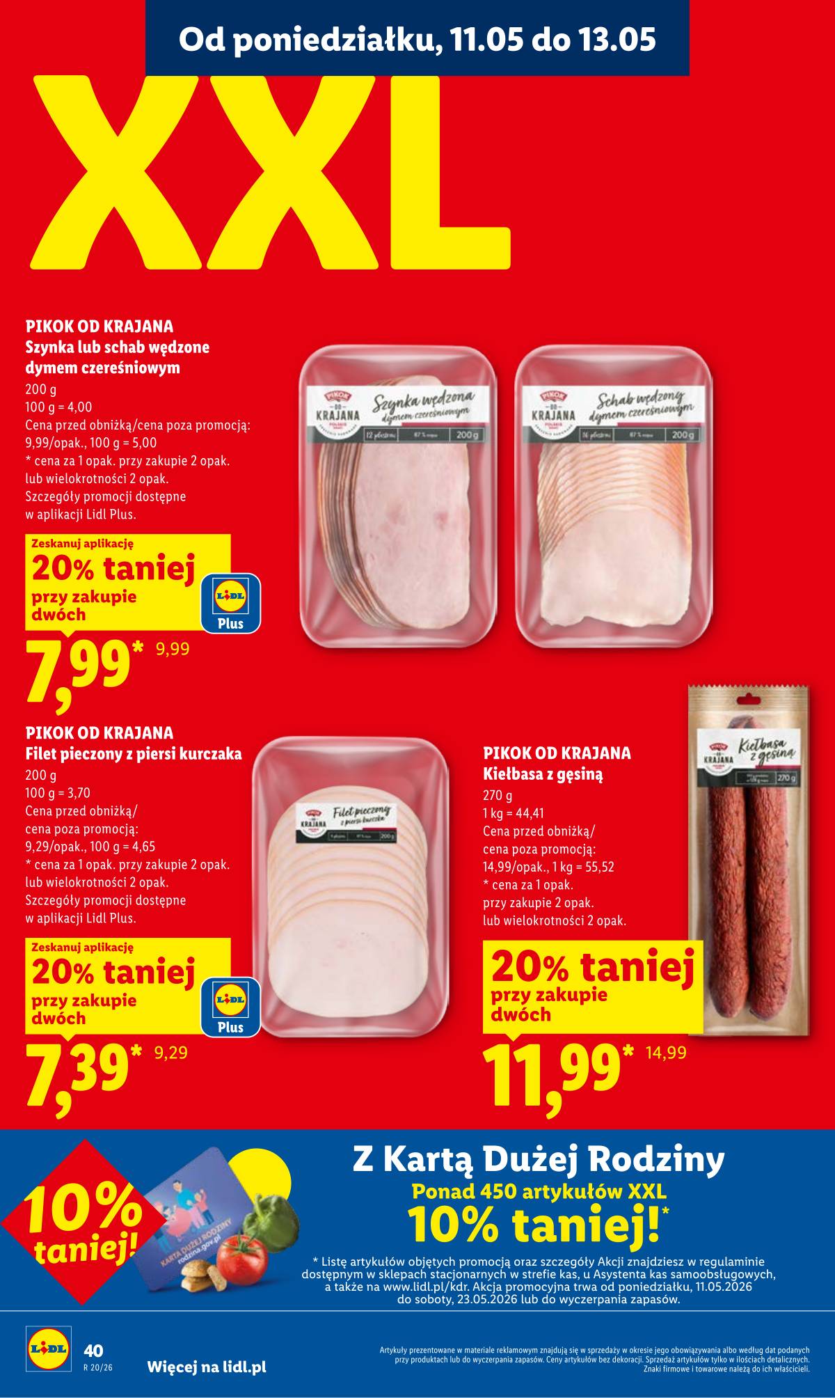 Lidl Lenkija - Gazetka ważna od 11.05 do 13.05 40 puslapis