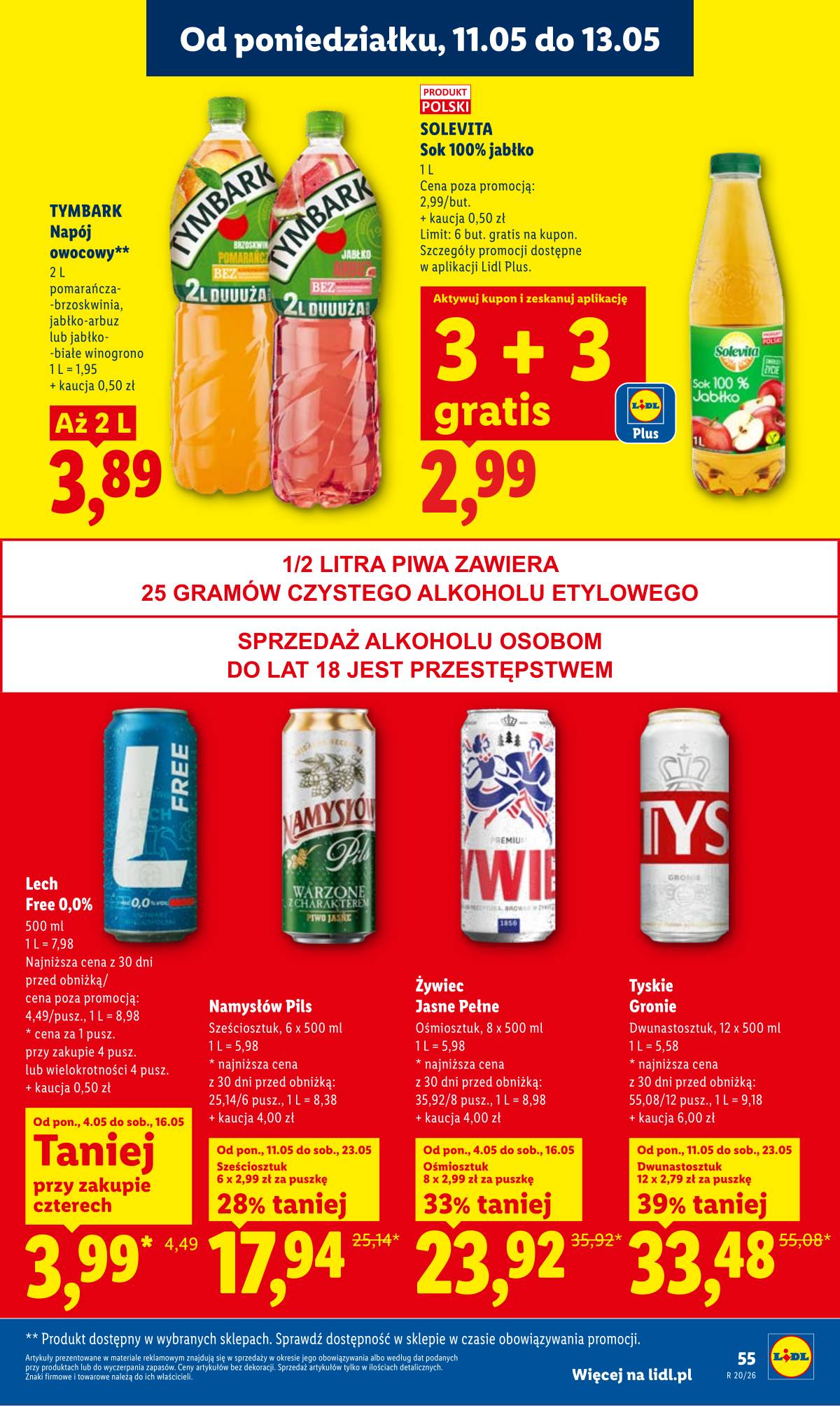 Lidl Lenkija - Gazetka ważna od 11.05 do 13.05 55 puslapis