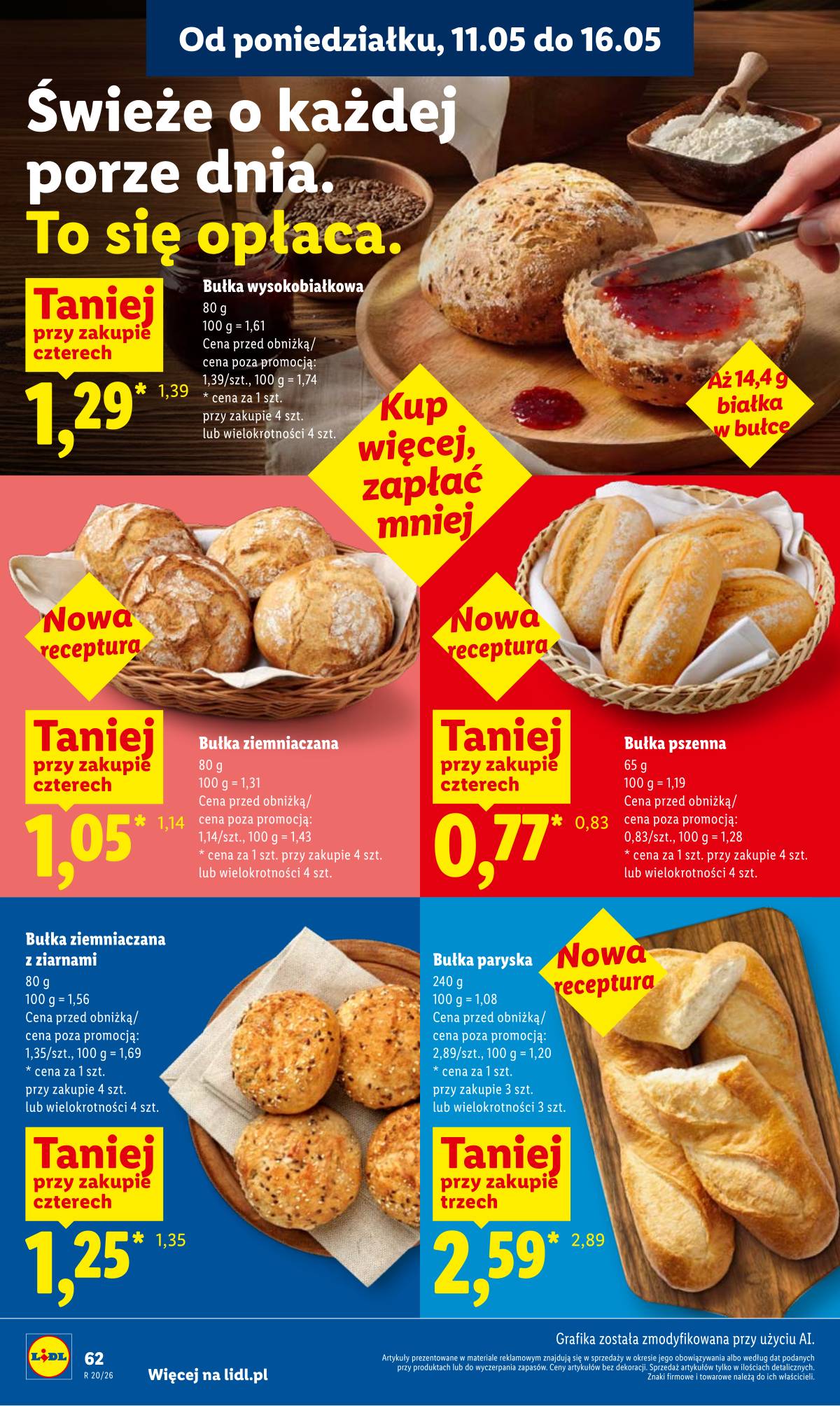 Lidl Lenkija - Gazetka ważna od 11.05 do 13.05 62 puslapis