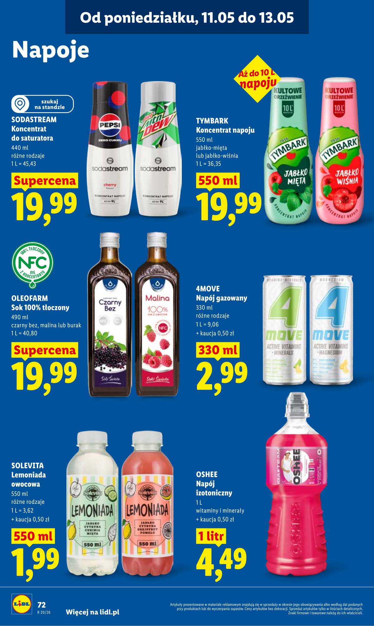 Lidl Lenkija - Gazetka ważna od 11.05 do 13.05 72 puslapis