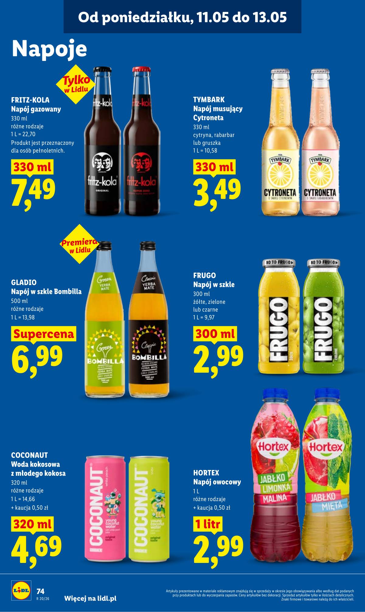 Lidl Lenkija - Gazetka ważna od 11.05 do 13.05 74 puslapis