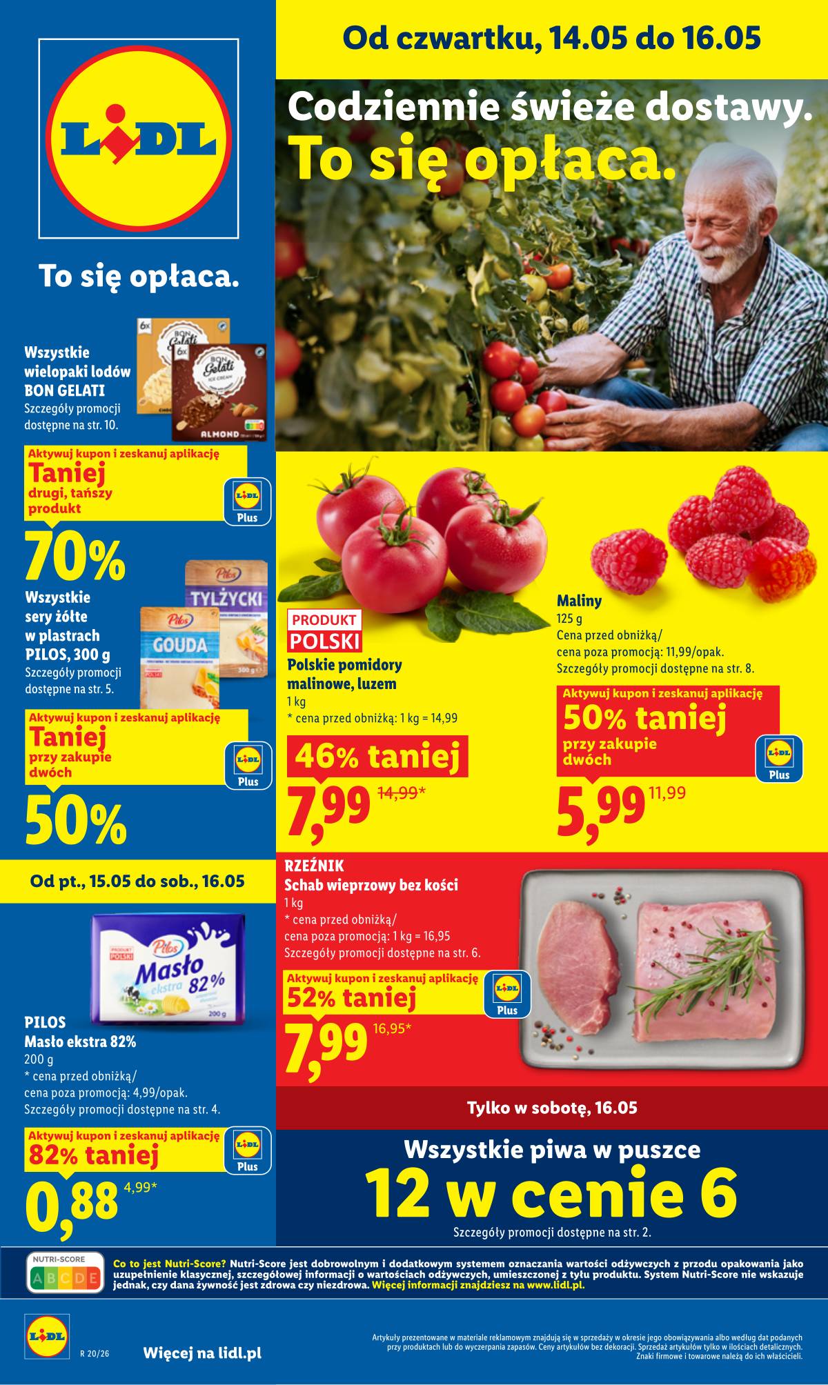 Lidl Lenkija - Gazetka ważna od 14.05 do 16.05 1 puslapis