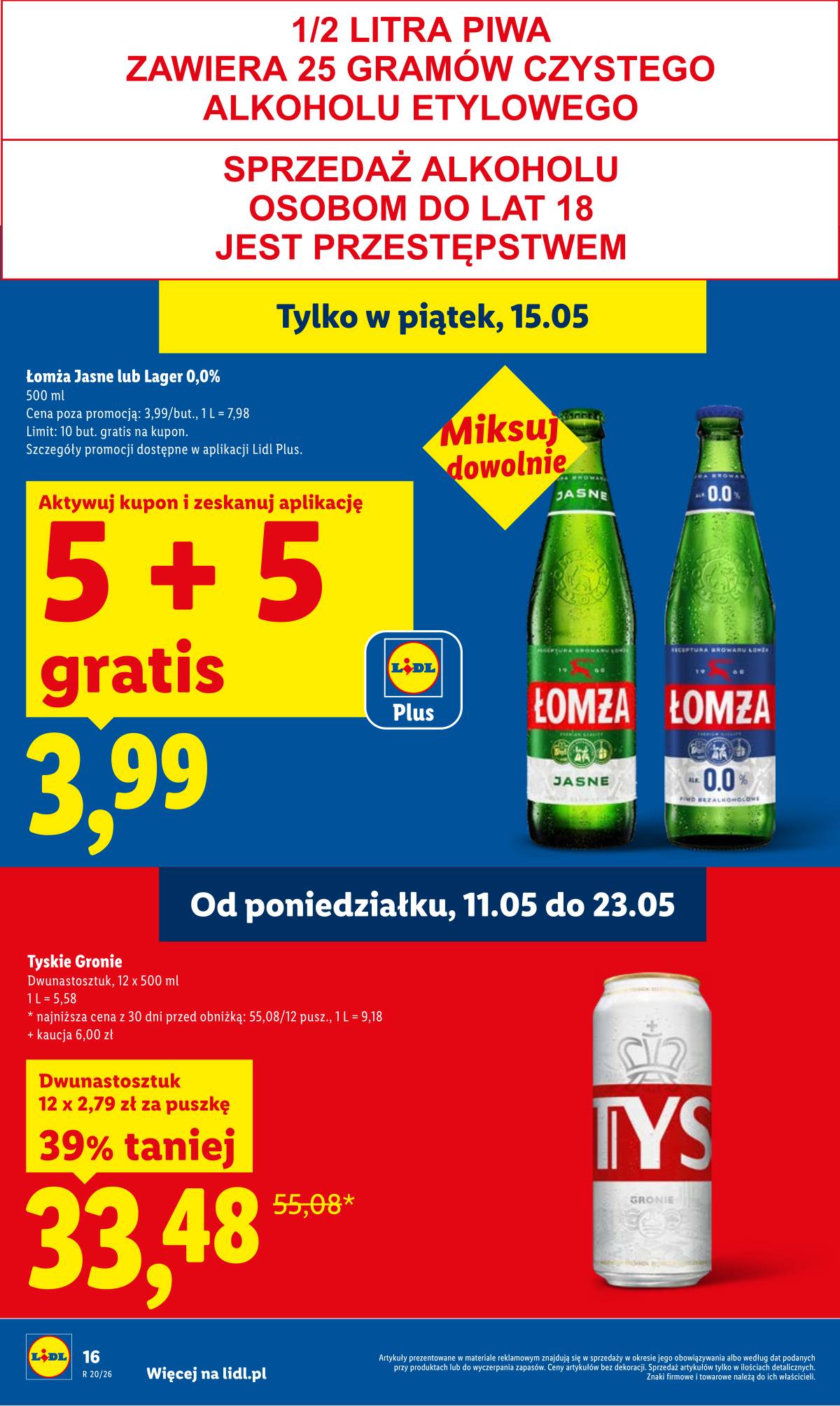 Lidl Lenkija - Gazetka ważna od 14.05 do 16.05 16 puslapis
